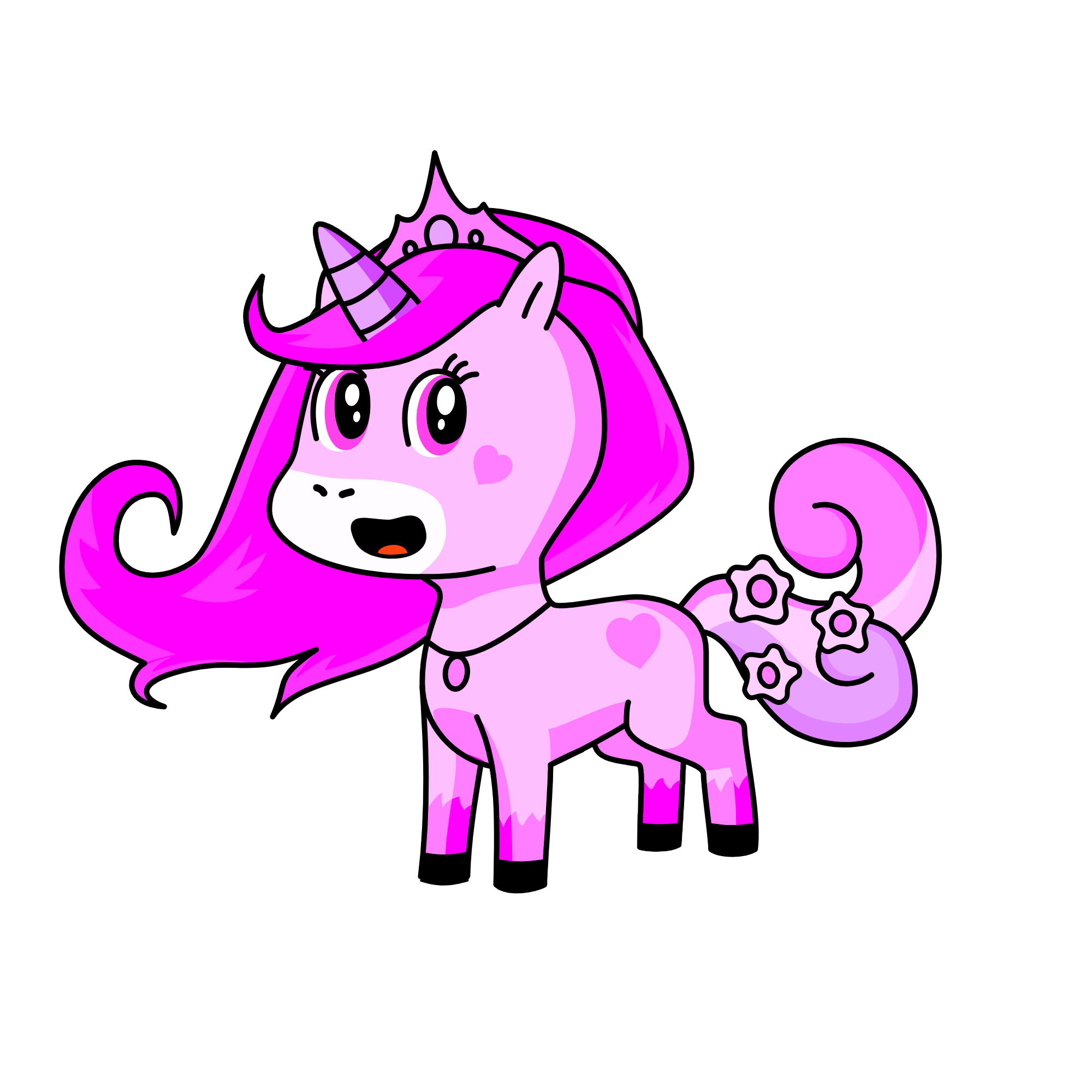 Pink Cute, the unicorn