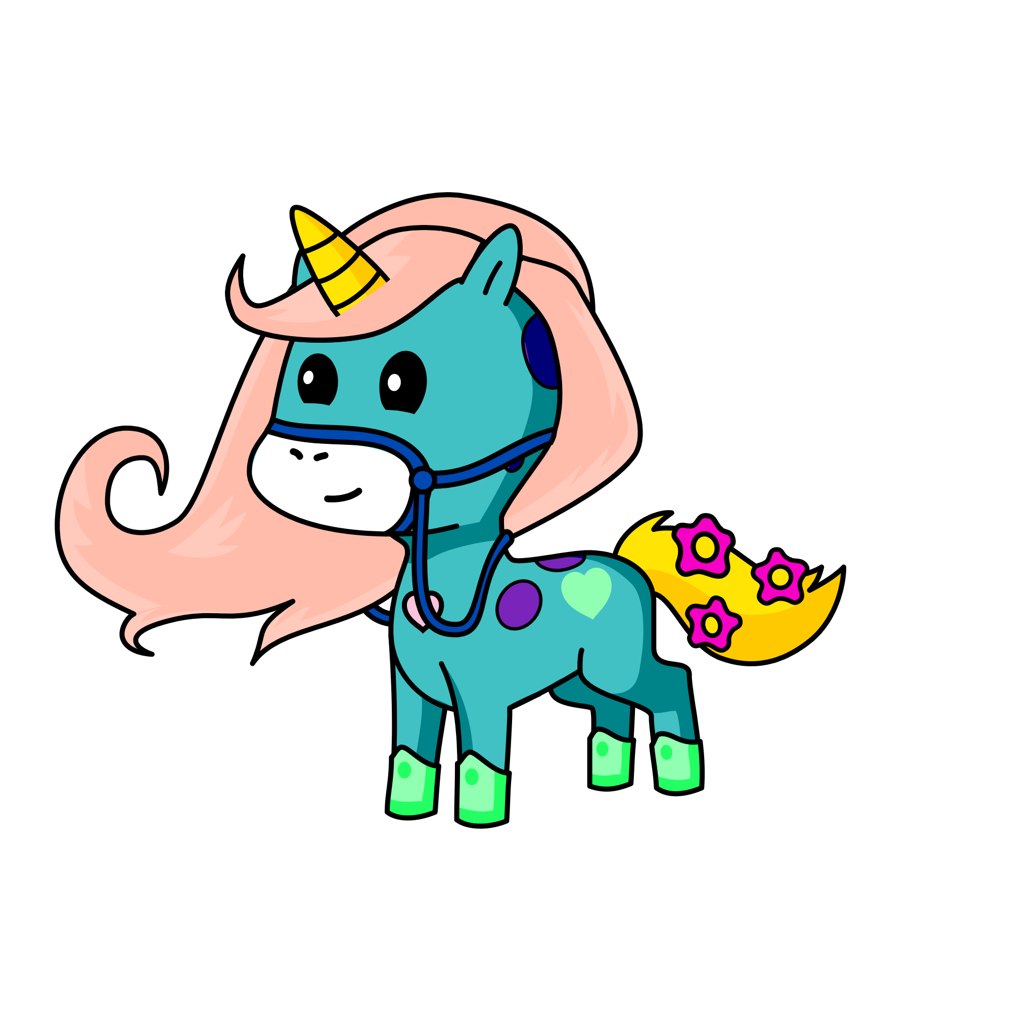 Misty, the unicorn