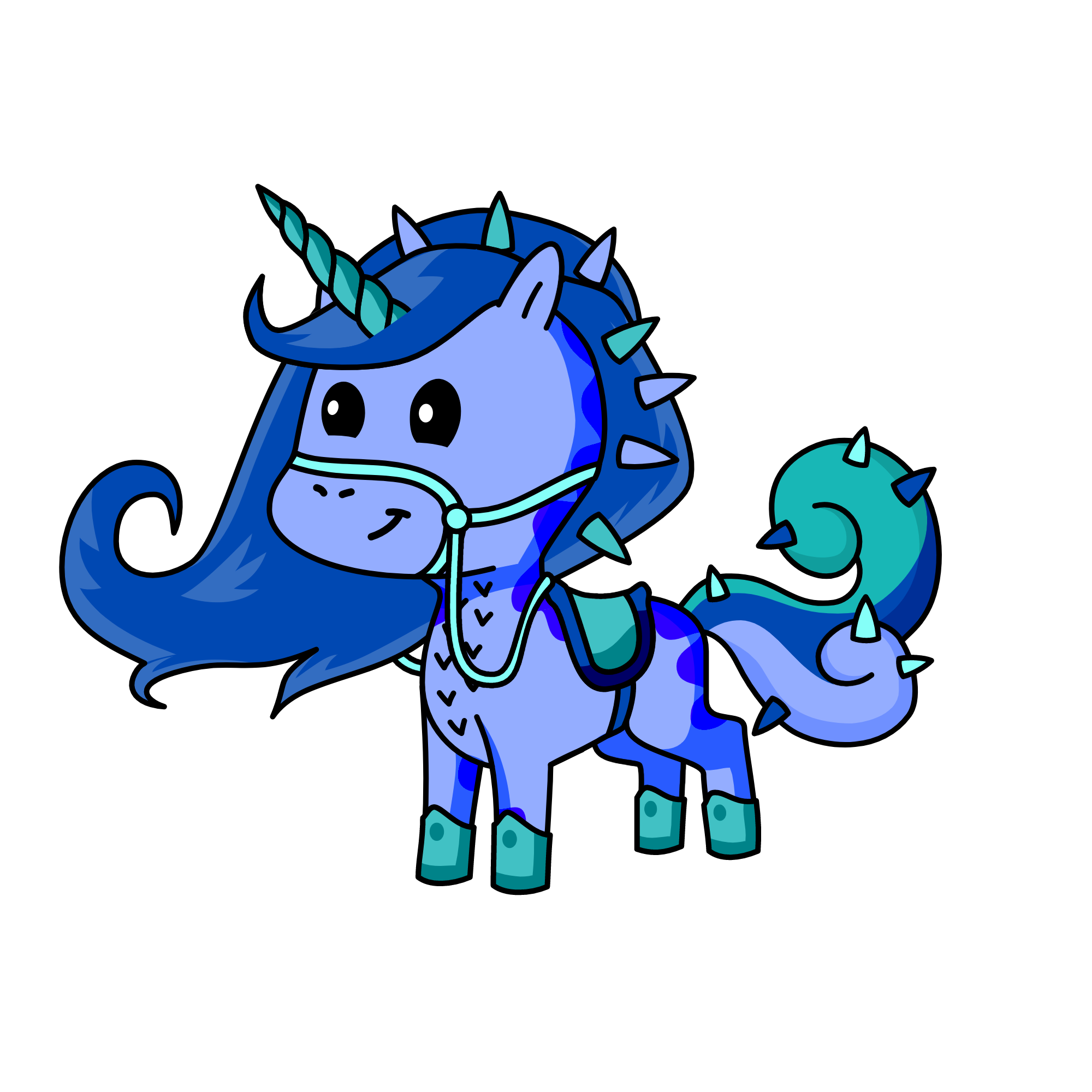 Winter, the unicorn