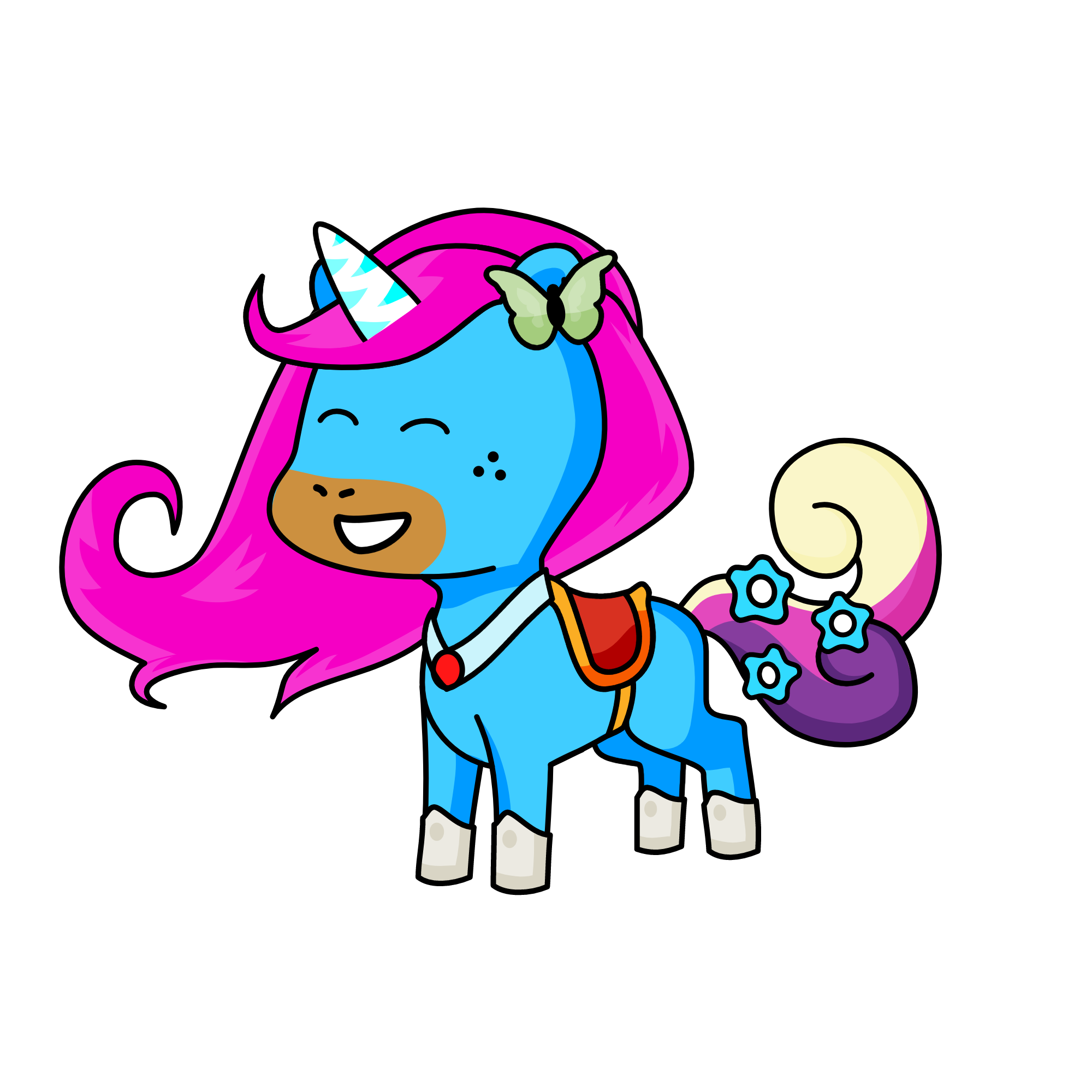 aj, the unicorn