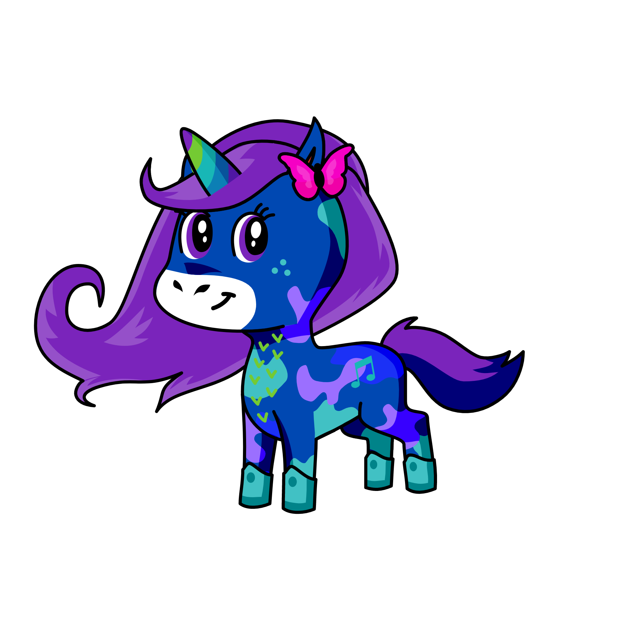 night qween, the unicorn