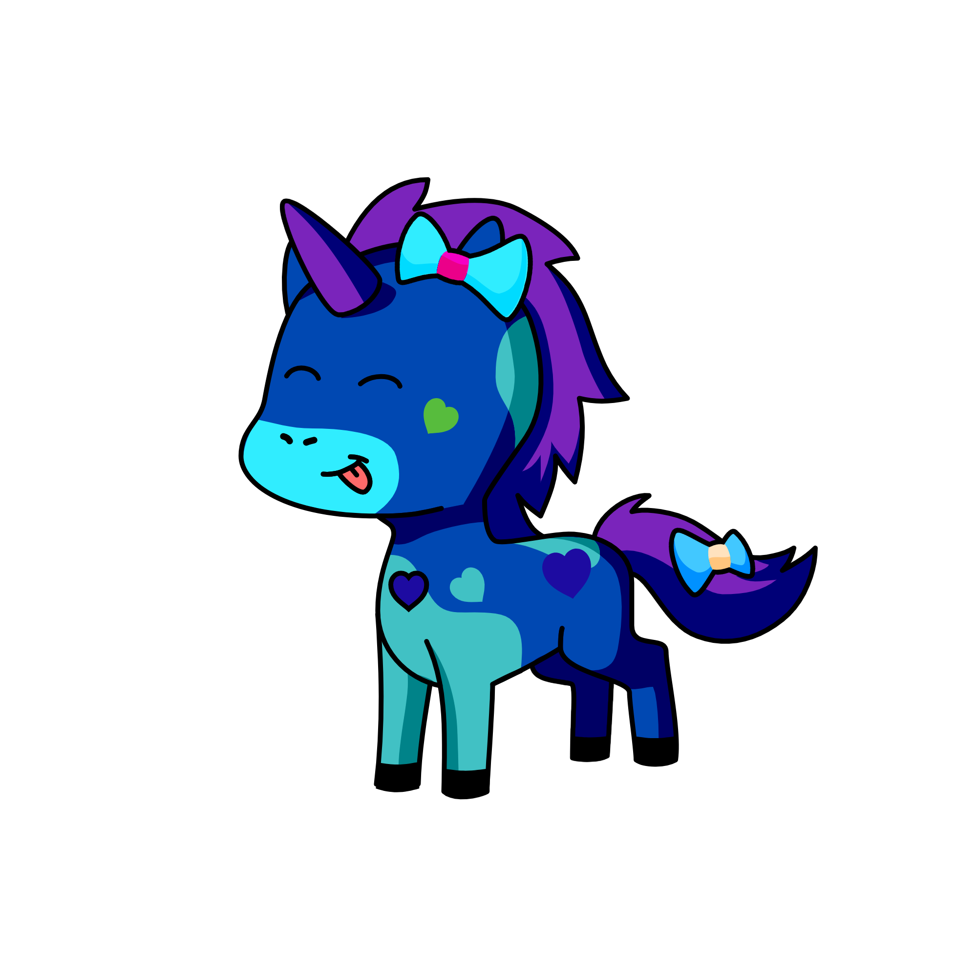 Elsa unicorn, the unicorn