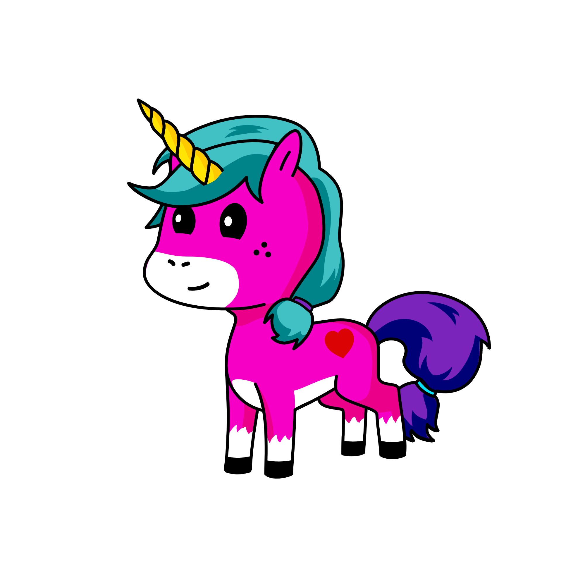 Bubblegum, the unicorn