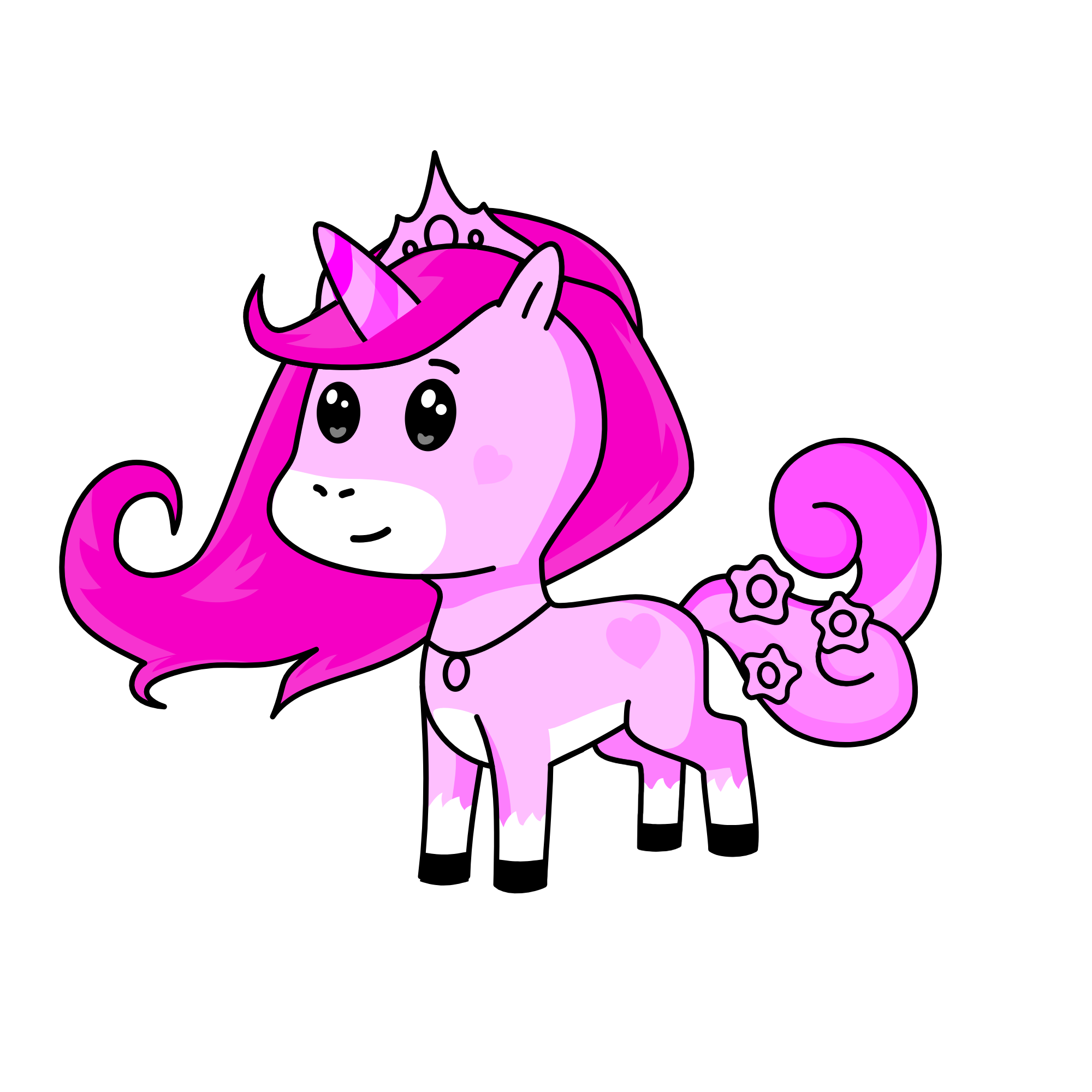 Cute Cute, the unicorn