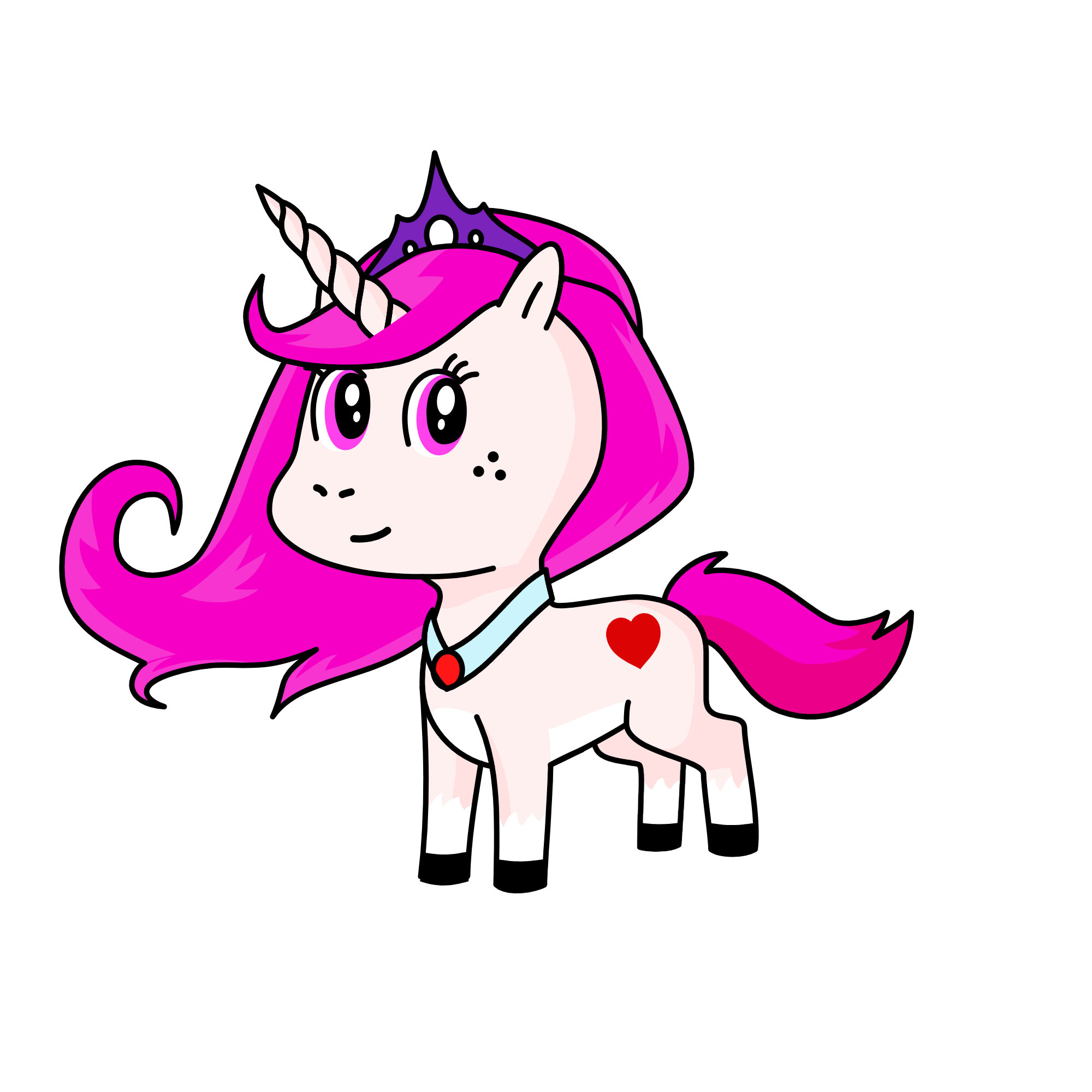 Nighty bright unicorn, the unicorn