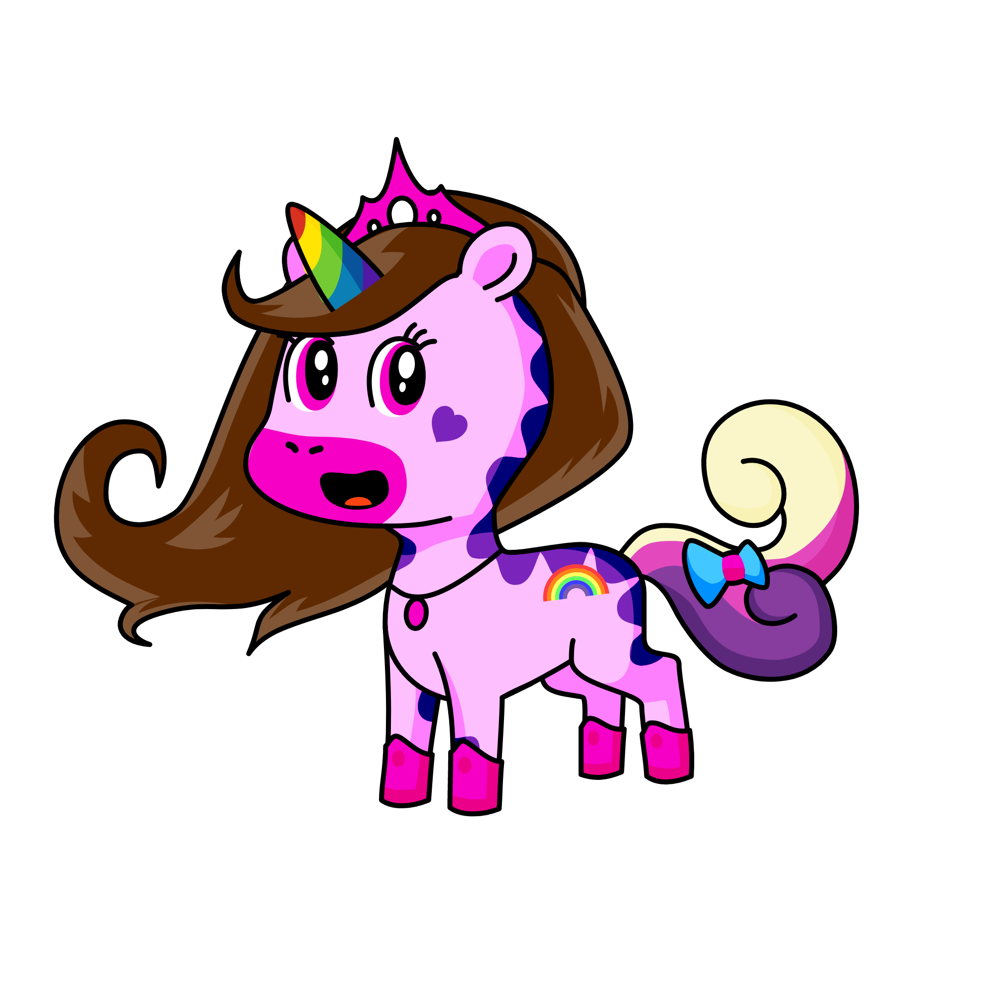 RANBOW CORN, the unicorn