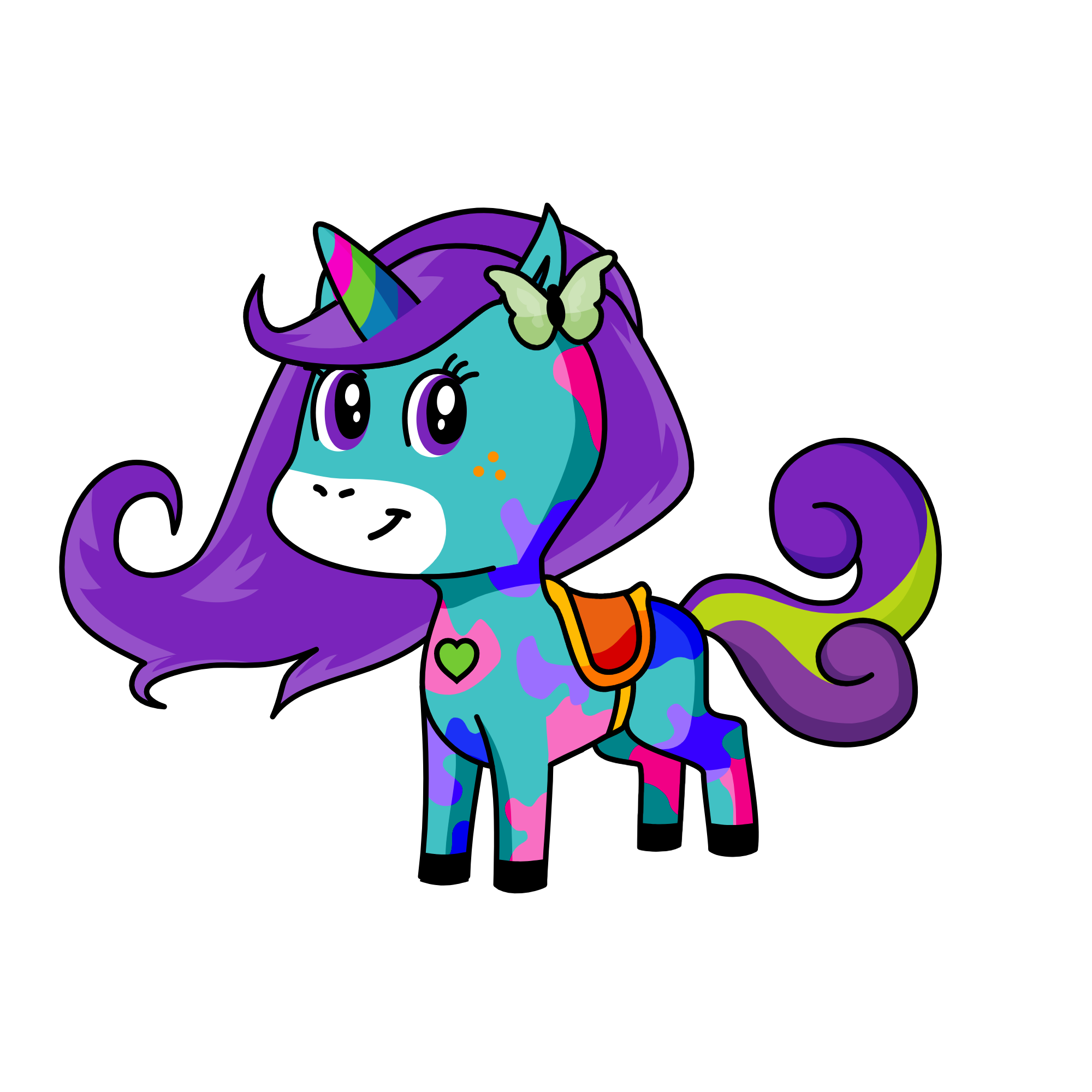moon, the unicorn