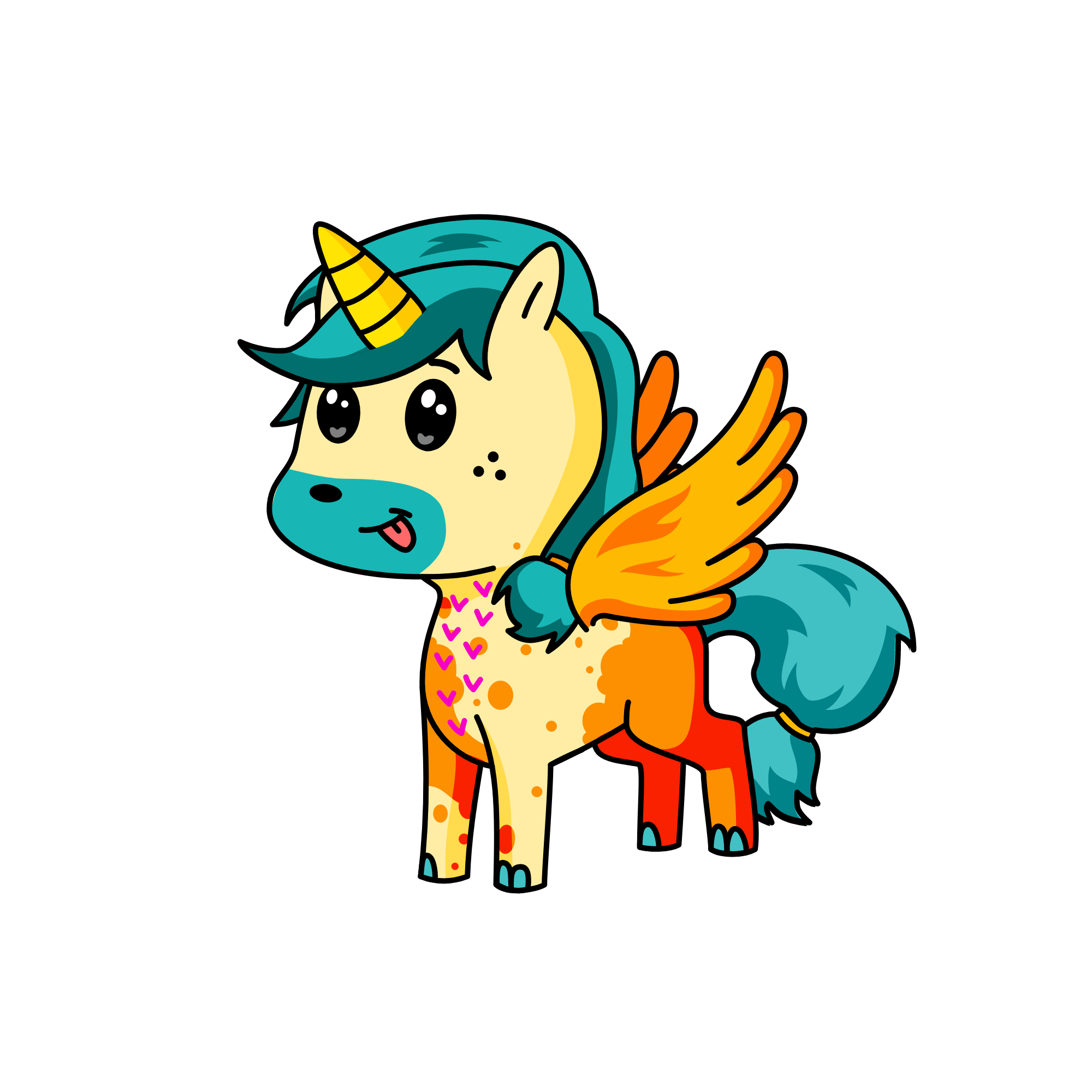 silly, the unicorn