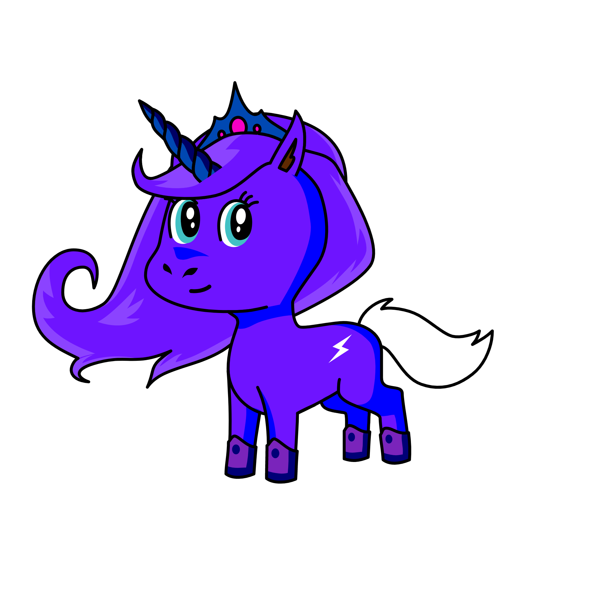 Luna, the unicorn