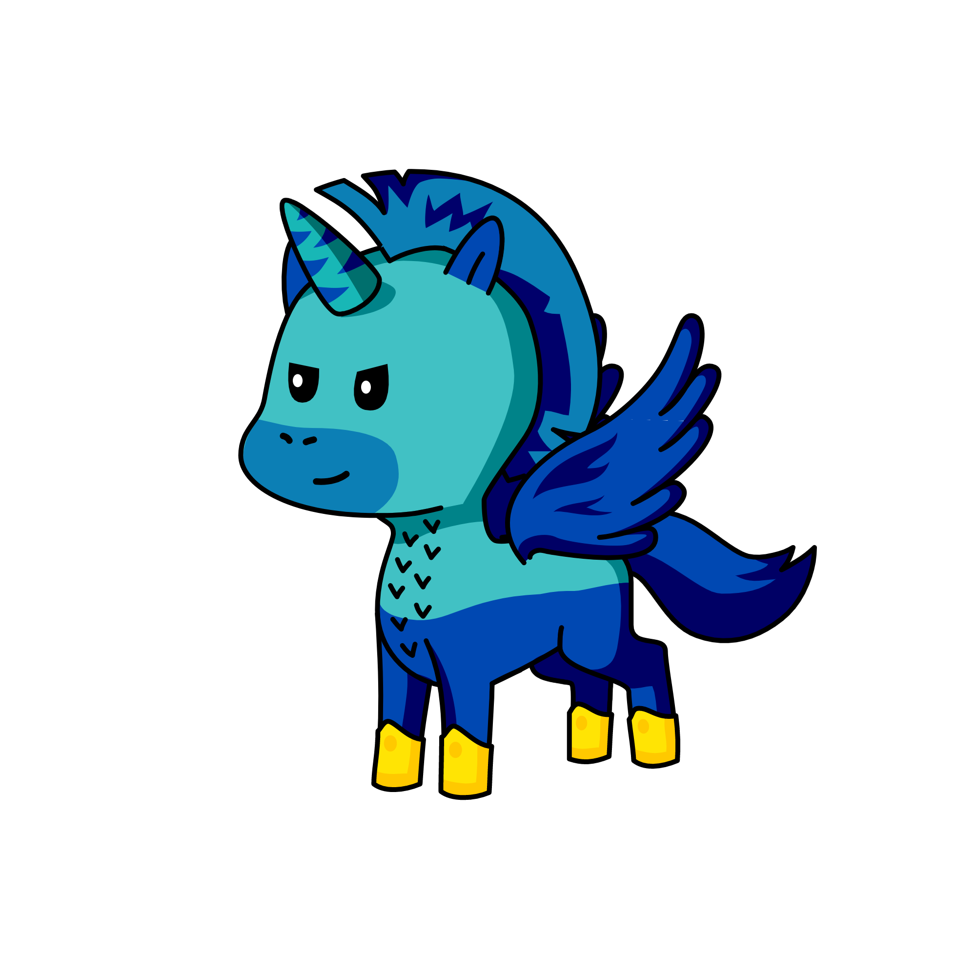 EVIL MOON KING, the unicorn