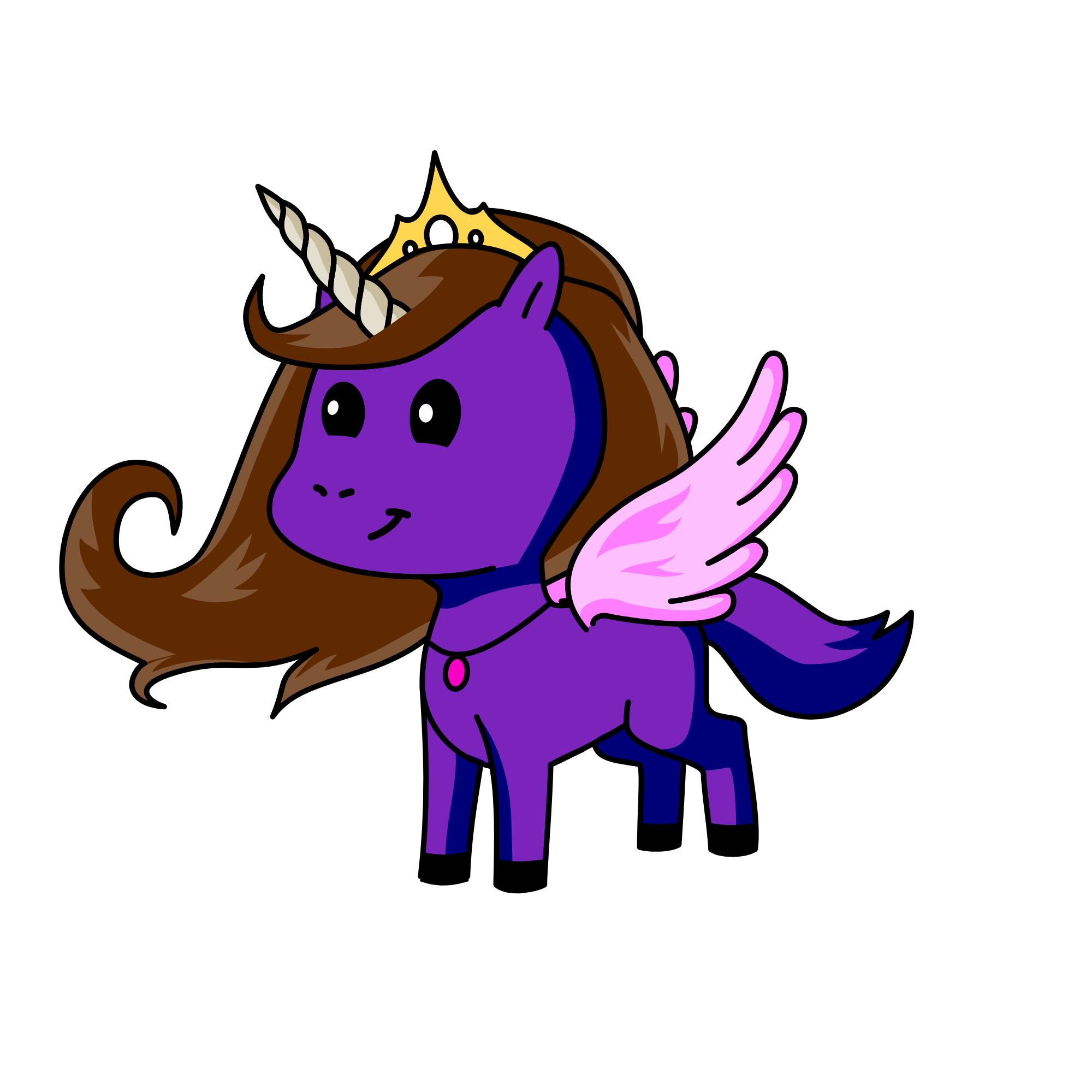 violet , the unicorn