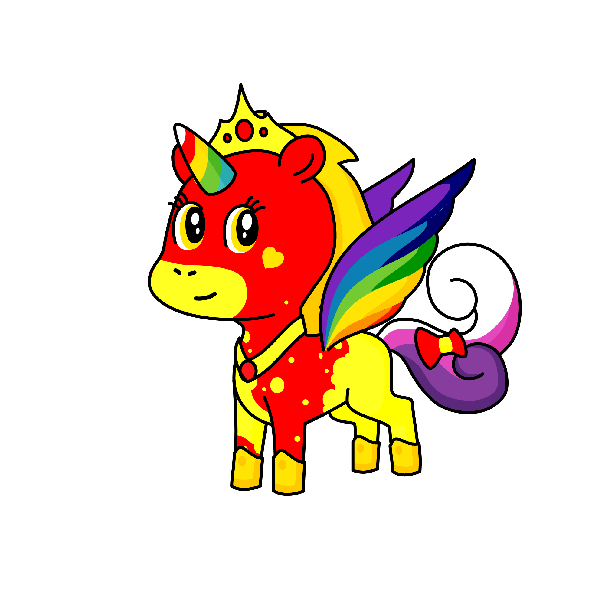 your cute, the unicorn