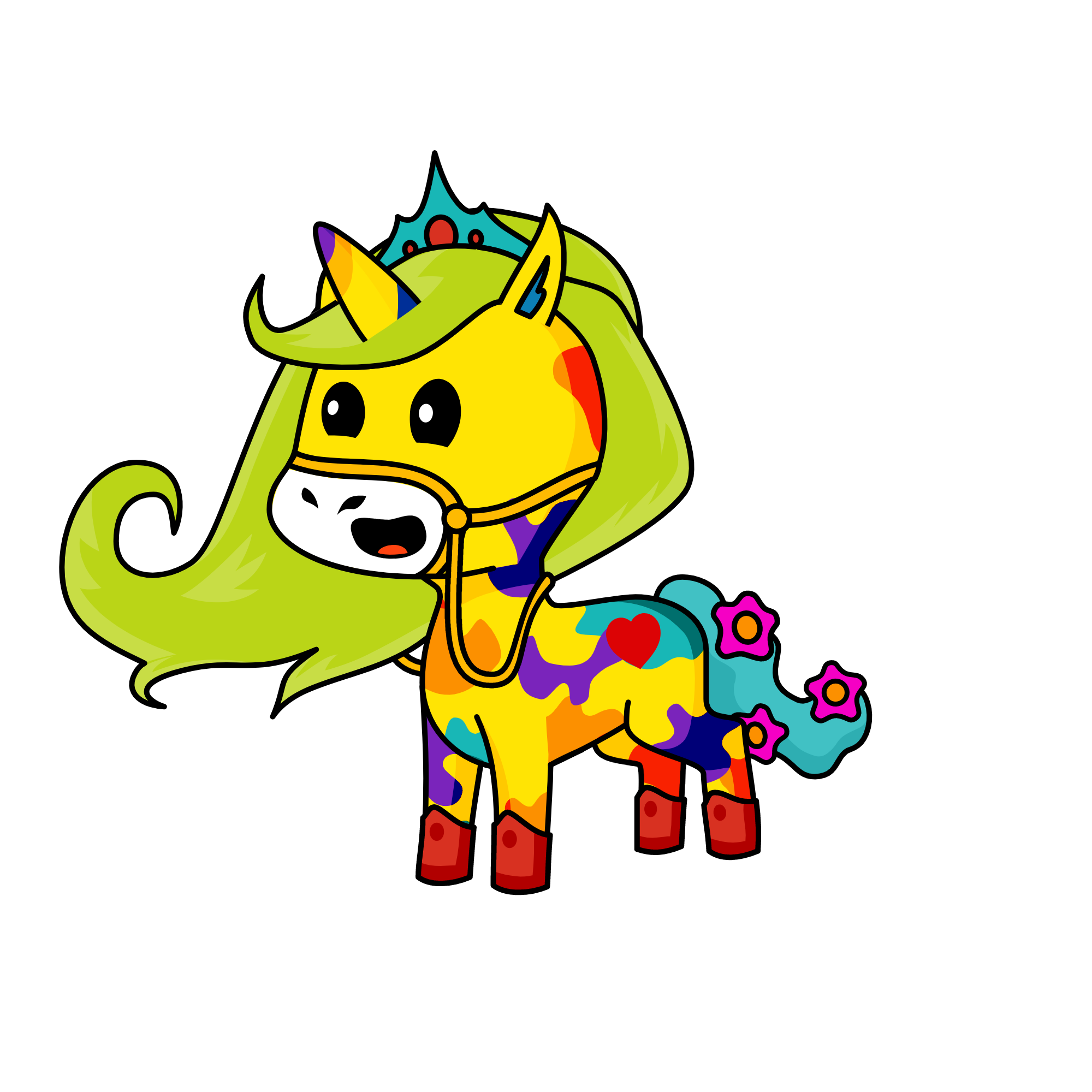Cute Cute, the unicorn