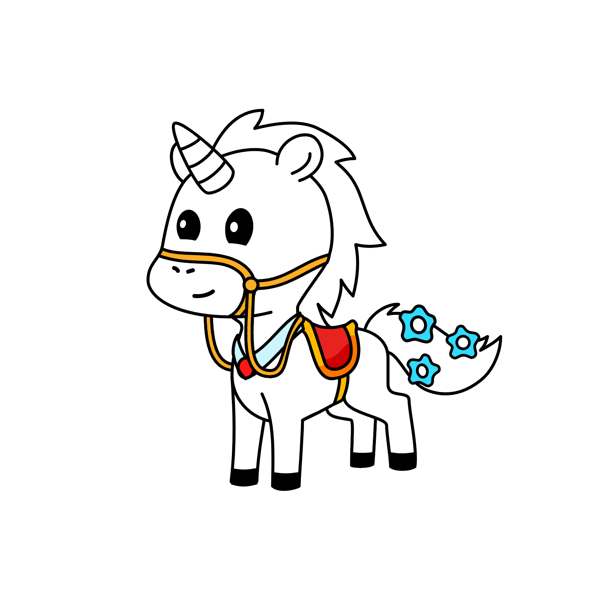 snowy, the unicorn
