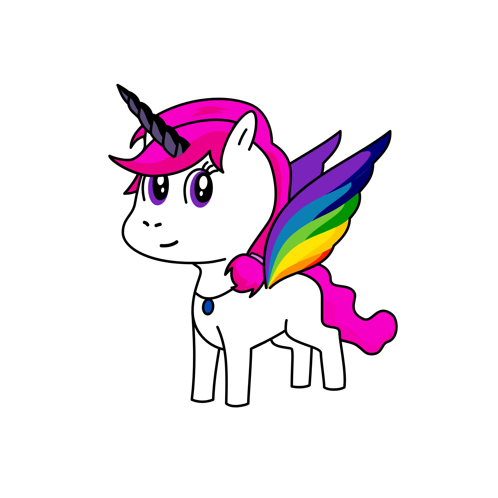 CLEO, the unicorn
