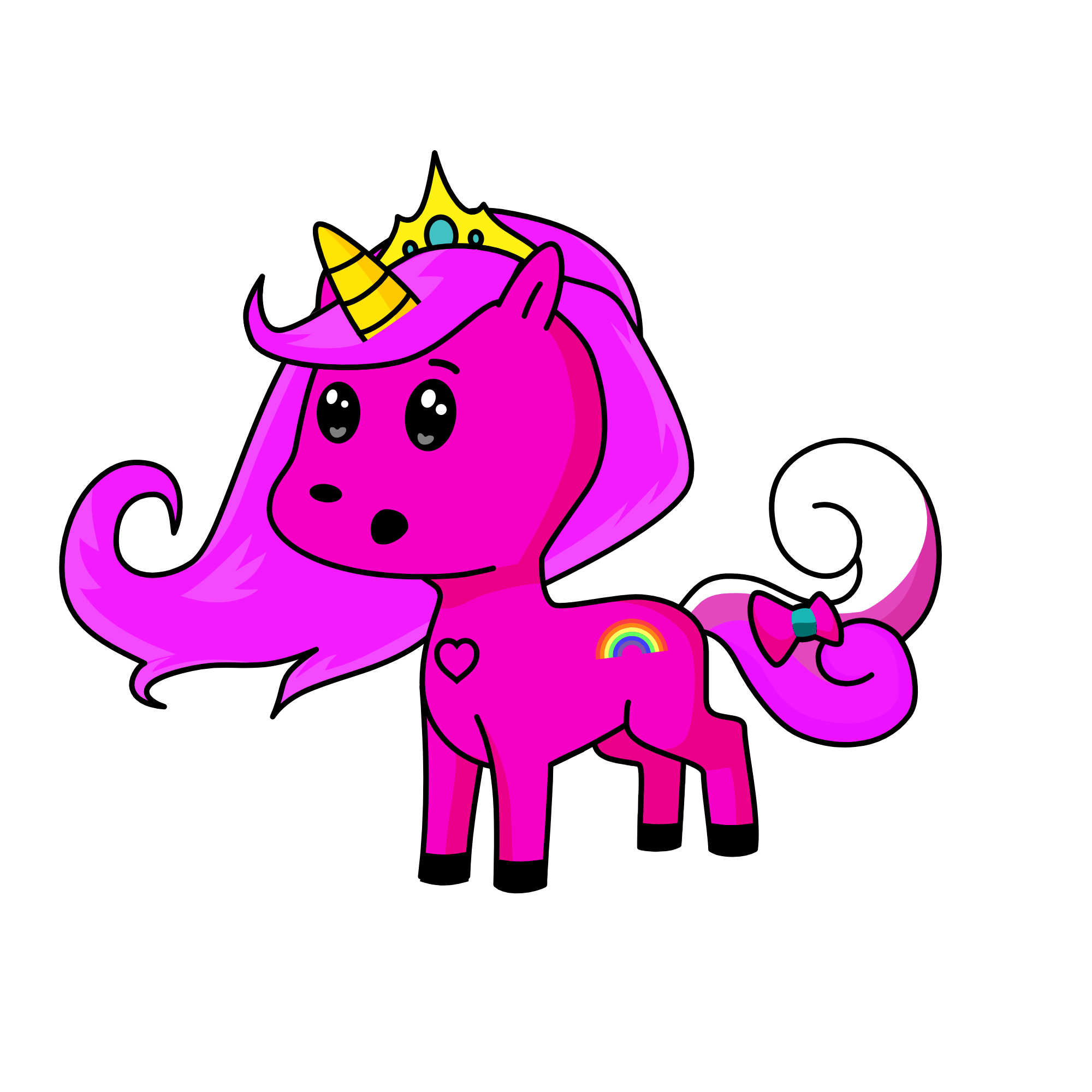 cute unicorns, the unicorn