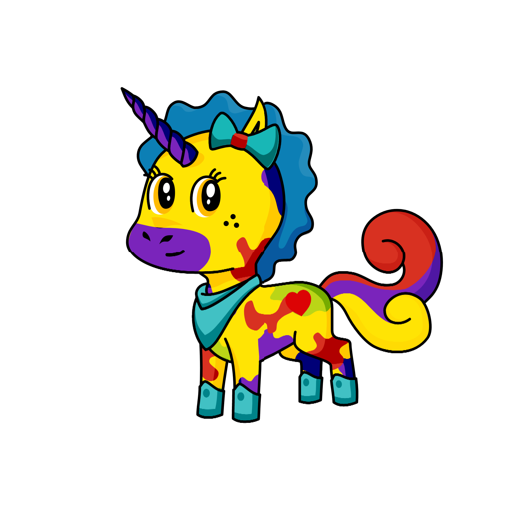 Painty, the unicorn