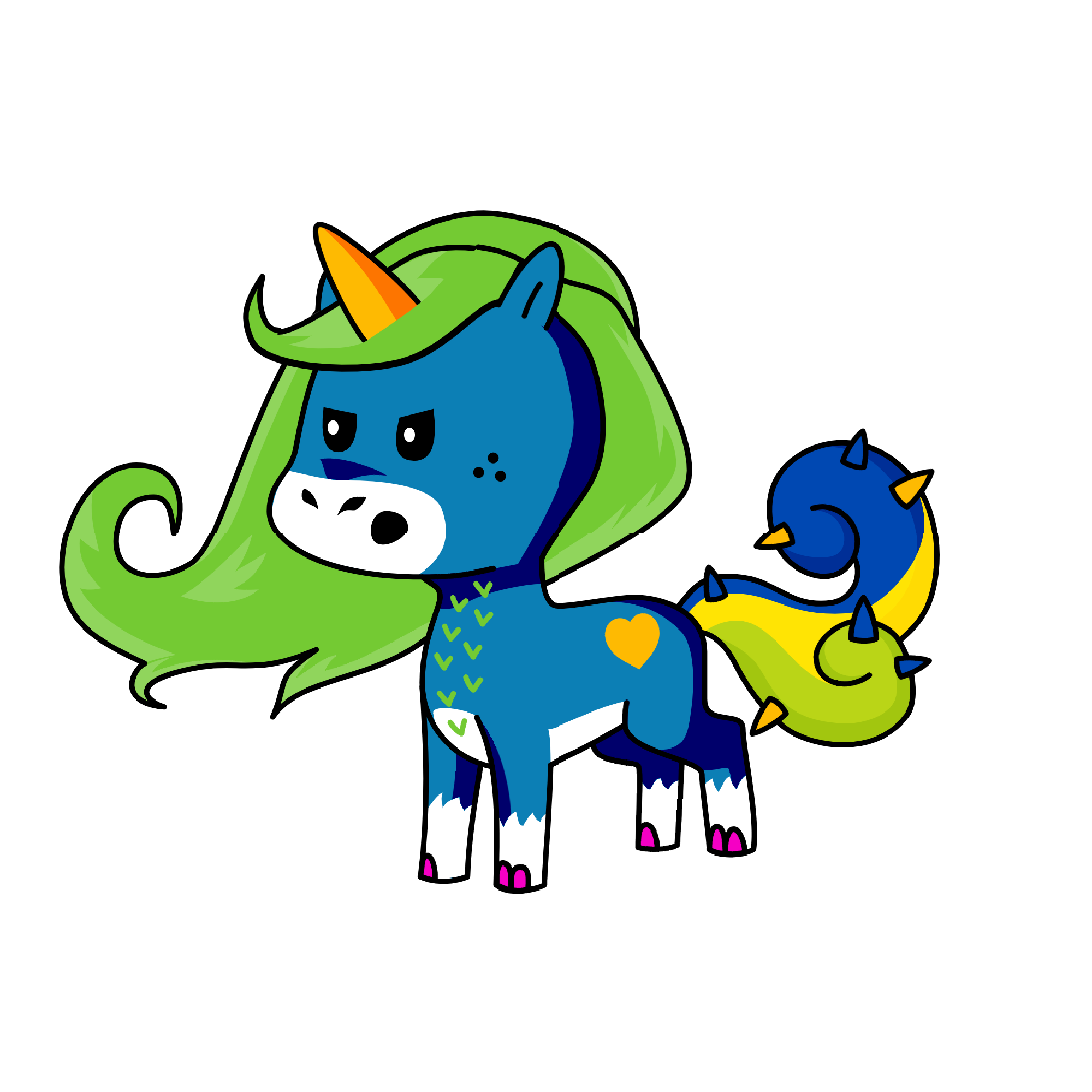 From g, the unicorn