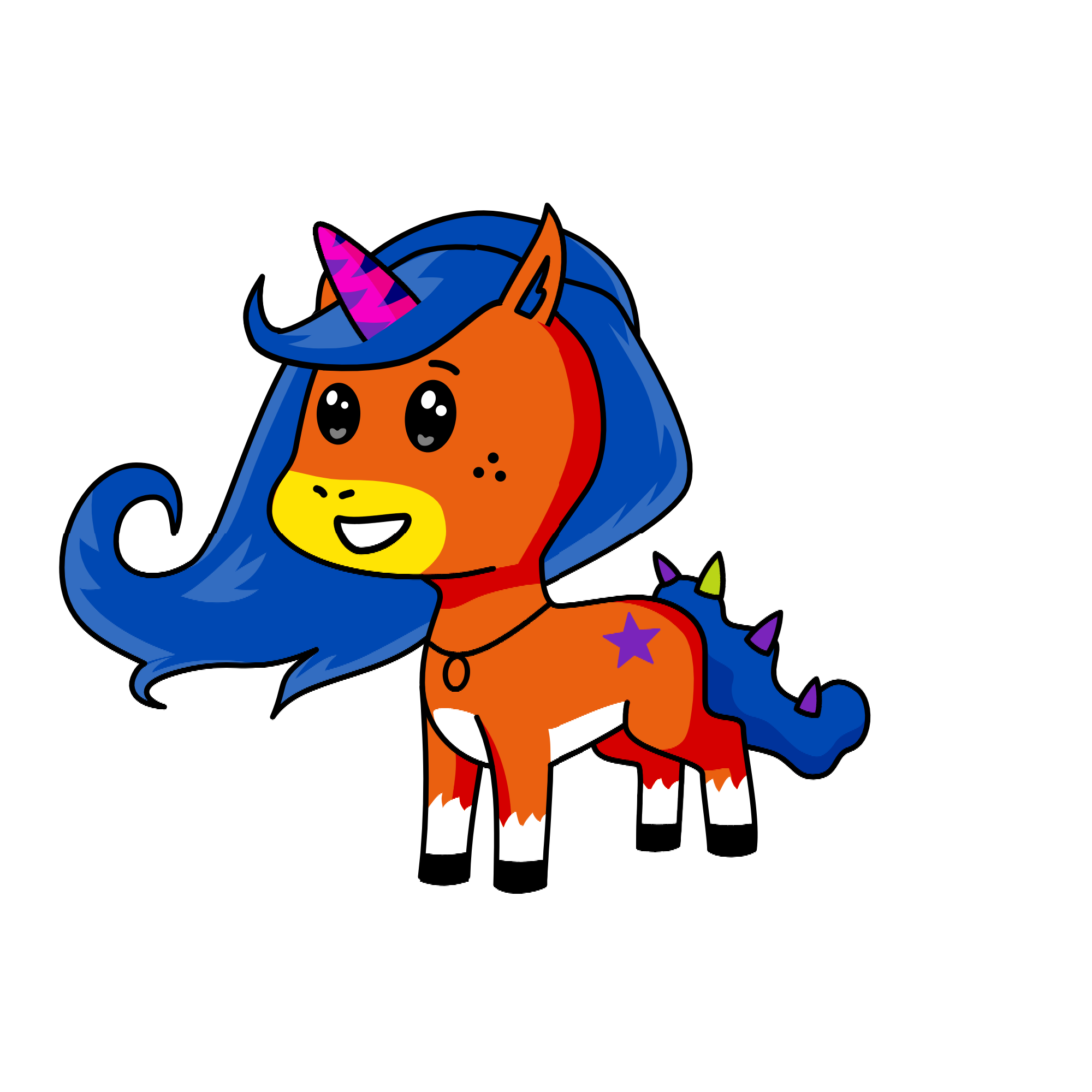 Mora, the unicorn