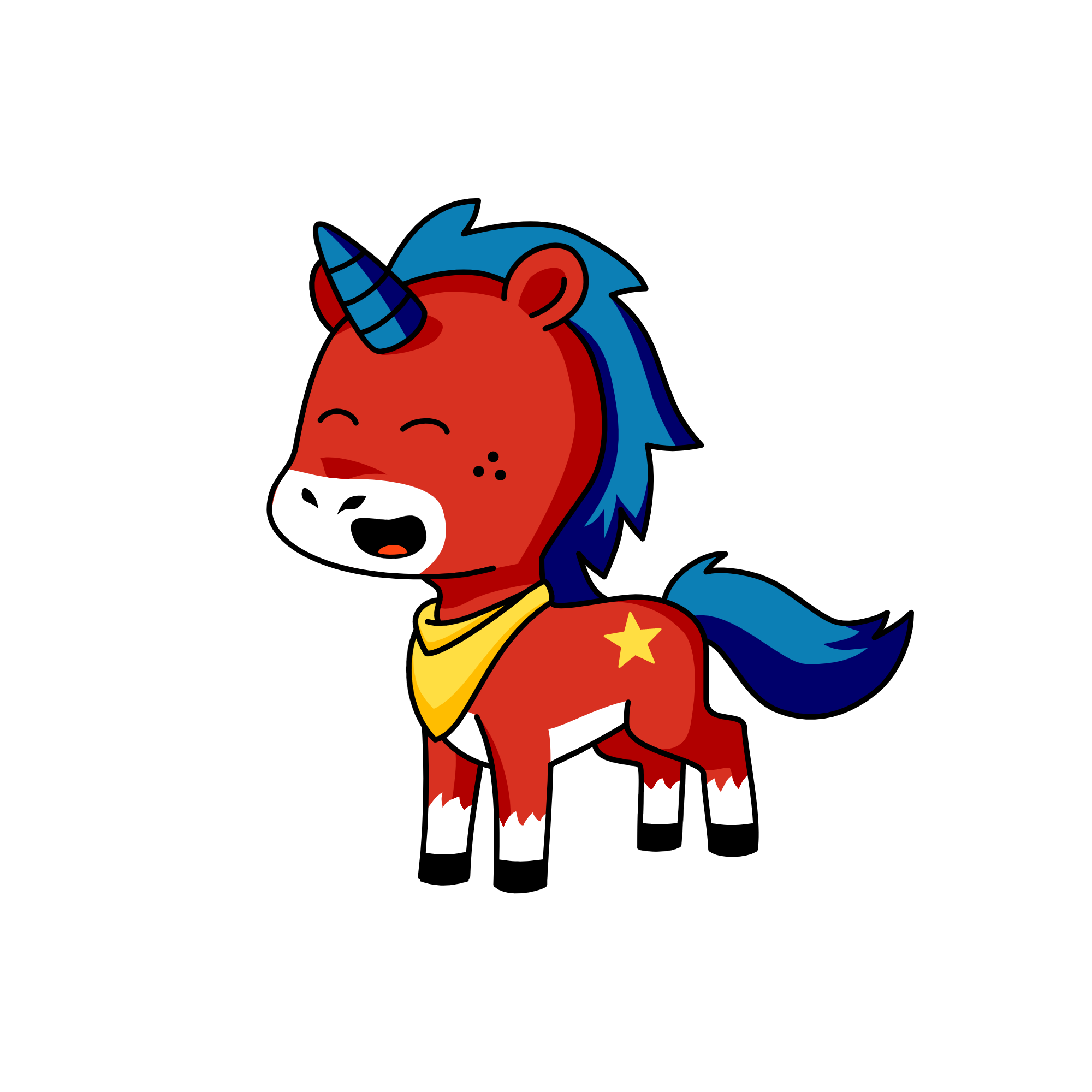 Spiderman, the unicorn
