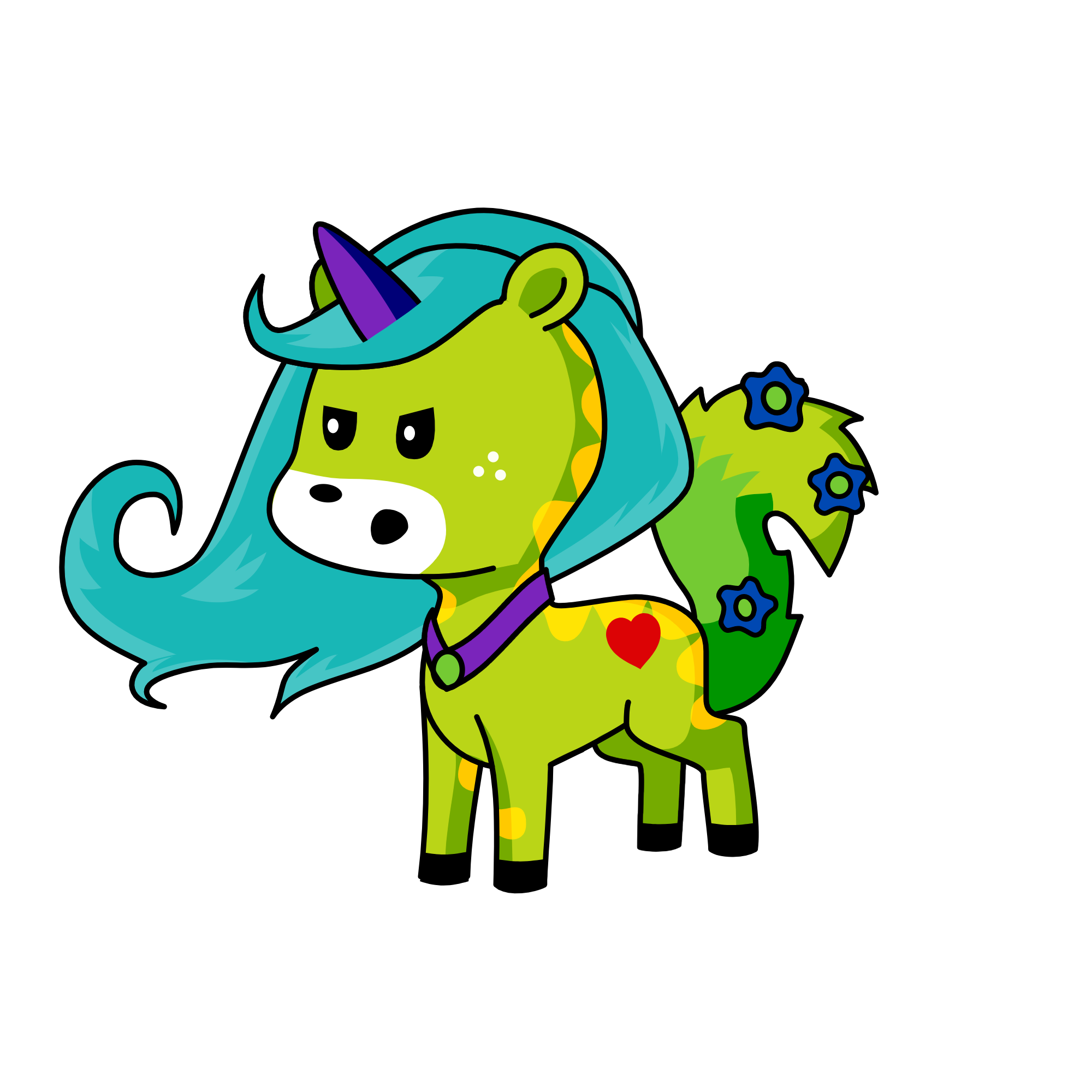 Menici, the unicorn