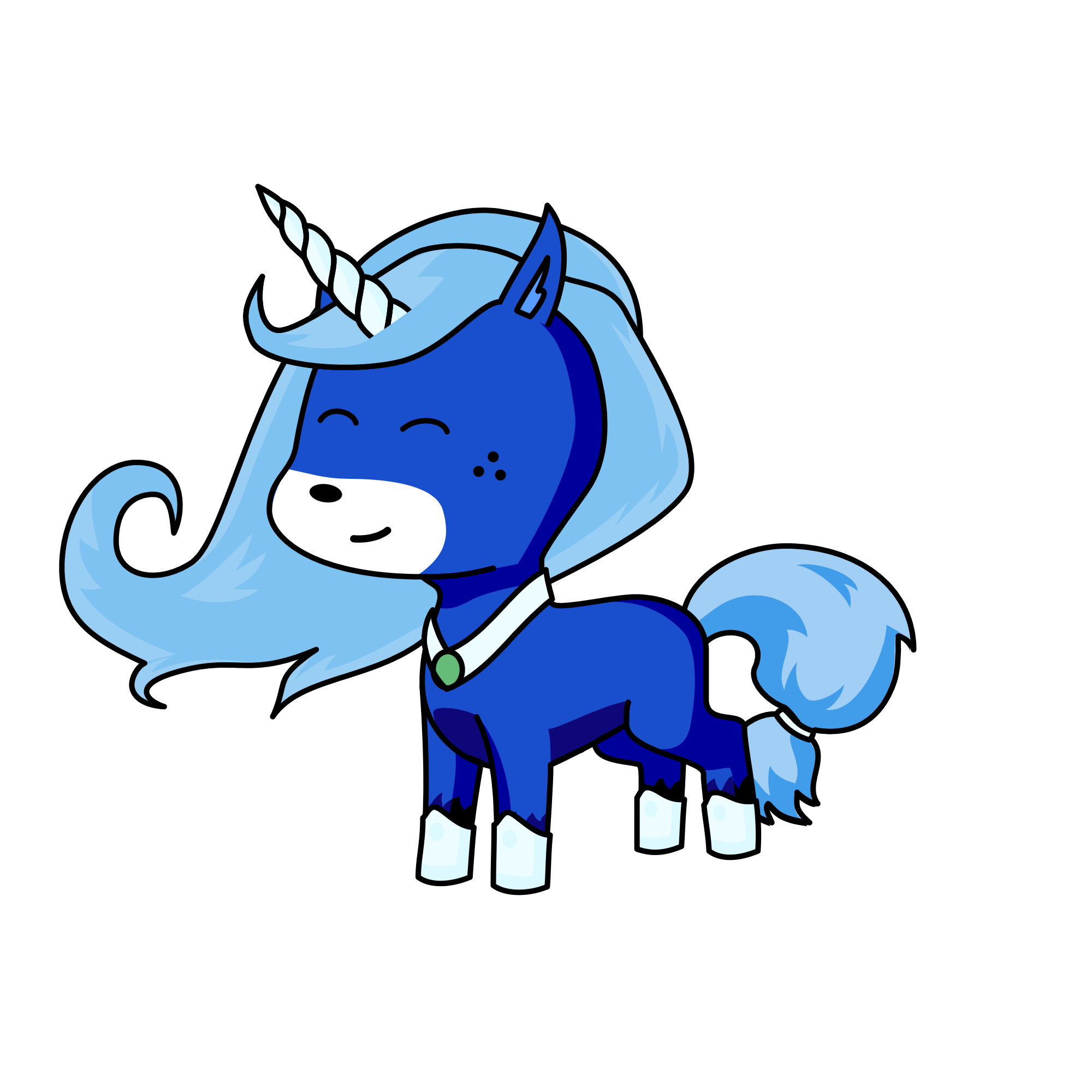 Cristal , the unicorn