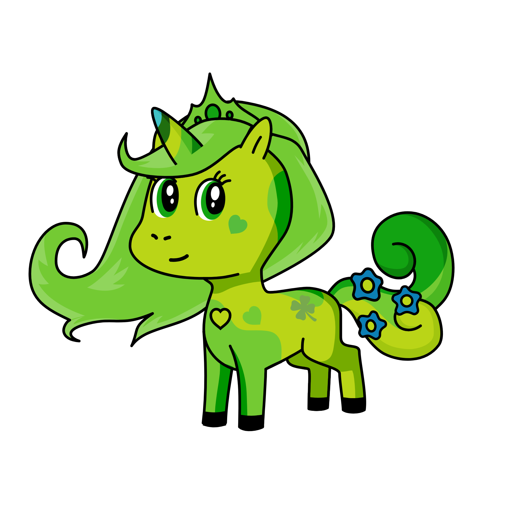 princess evergreen, the unicorn