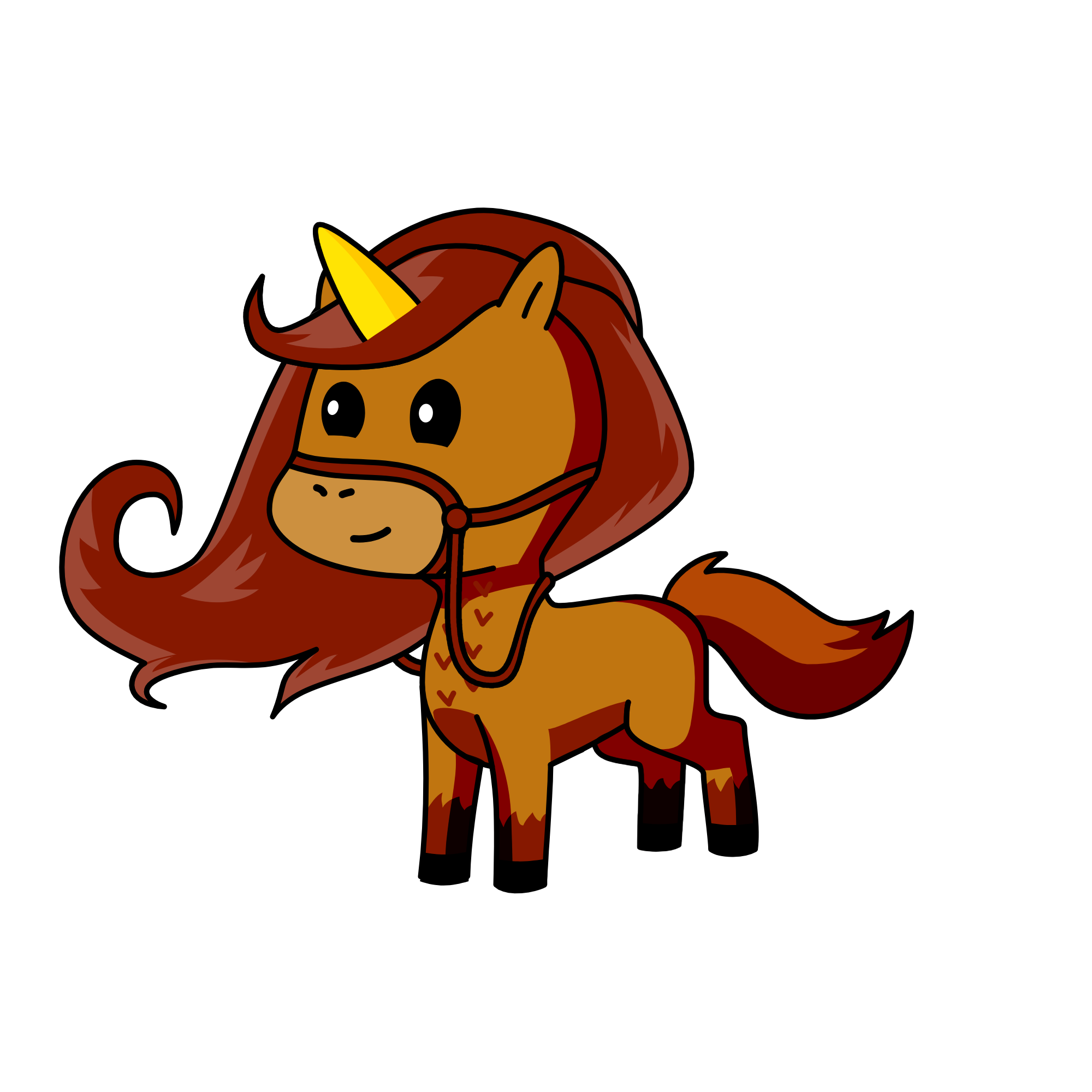 Brownie, the unicorn