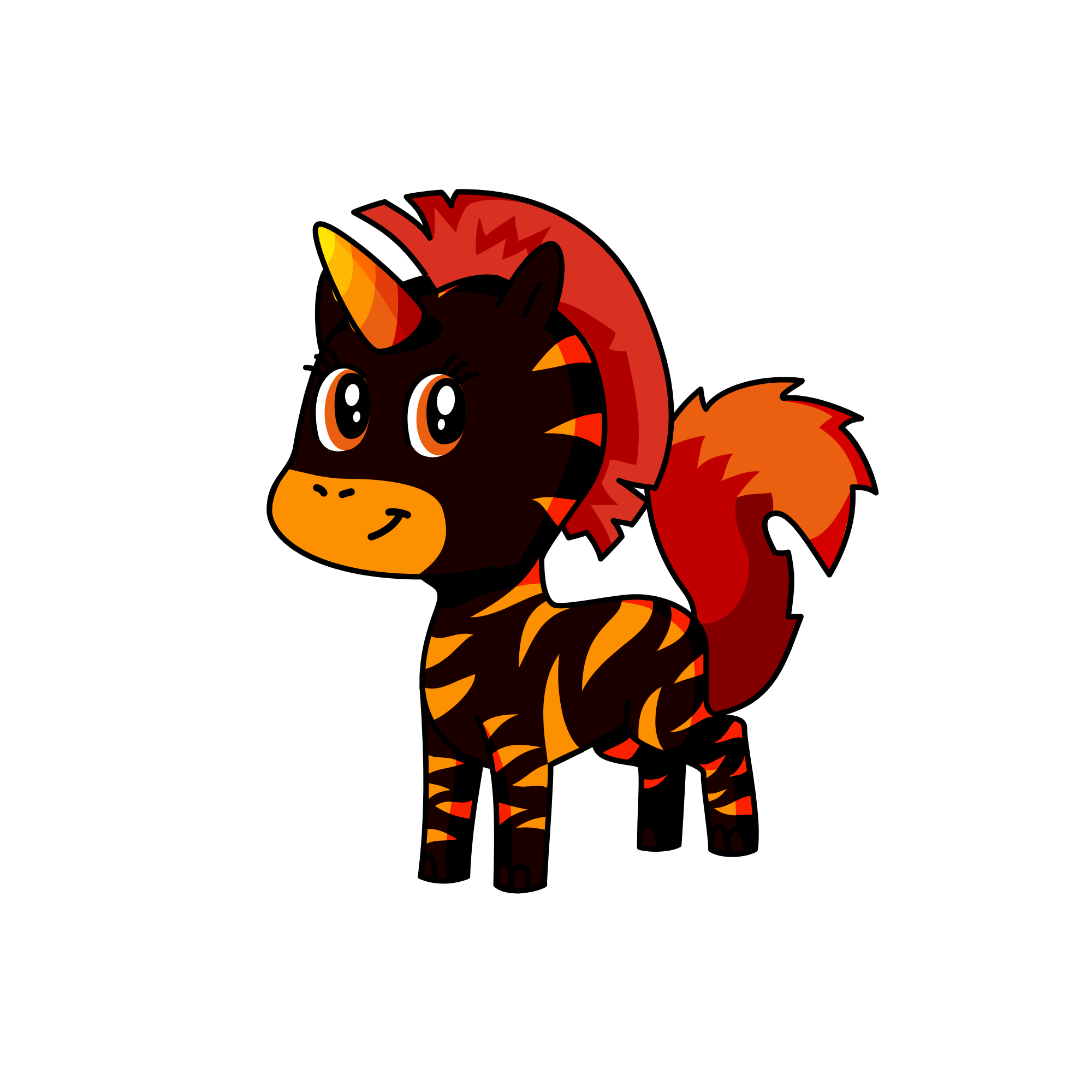 Fire, the unicorn