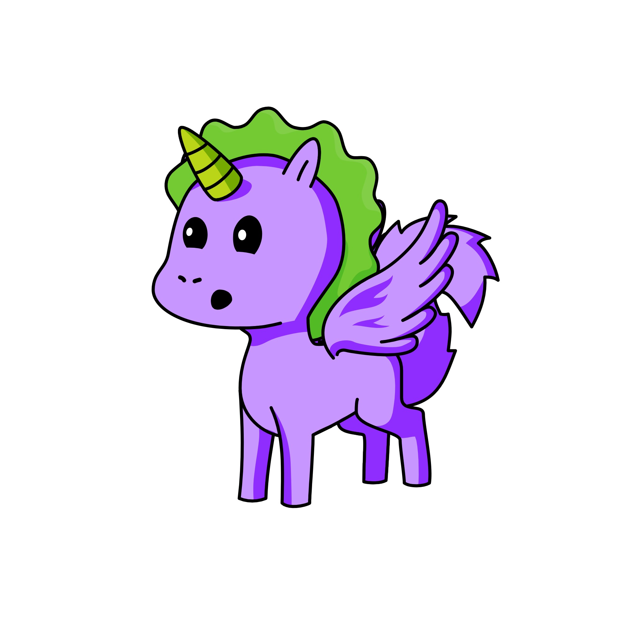 spike? (PONY?), the unicorn