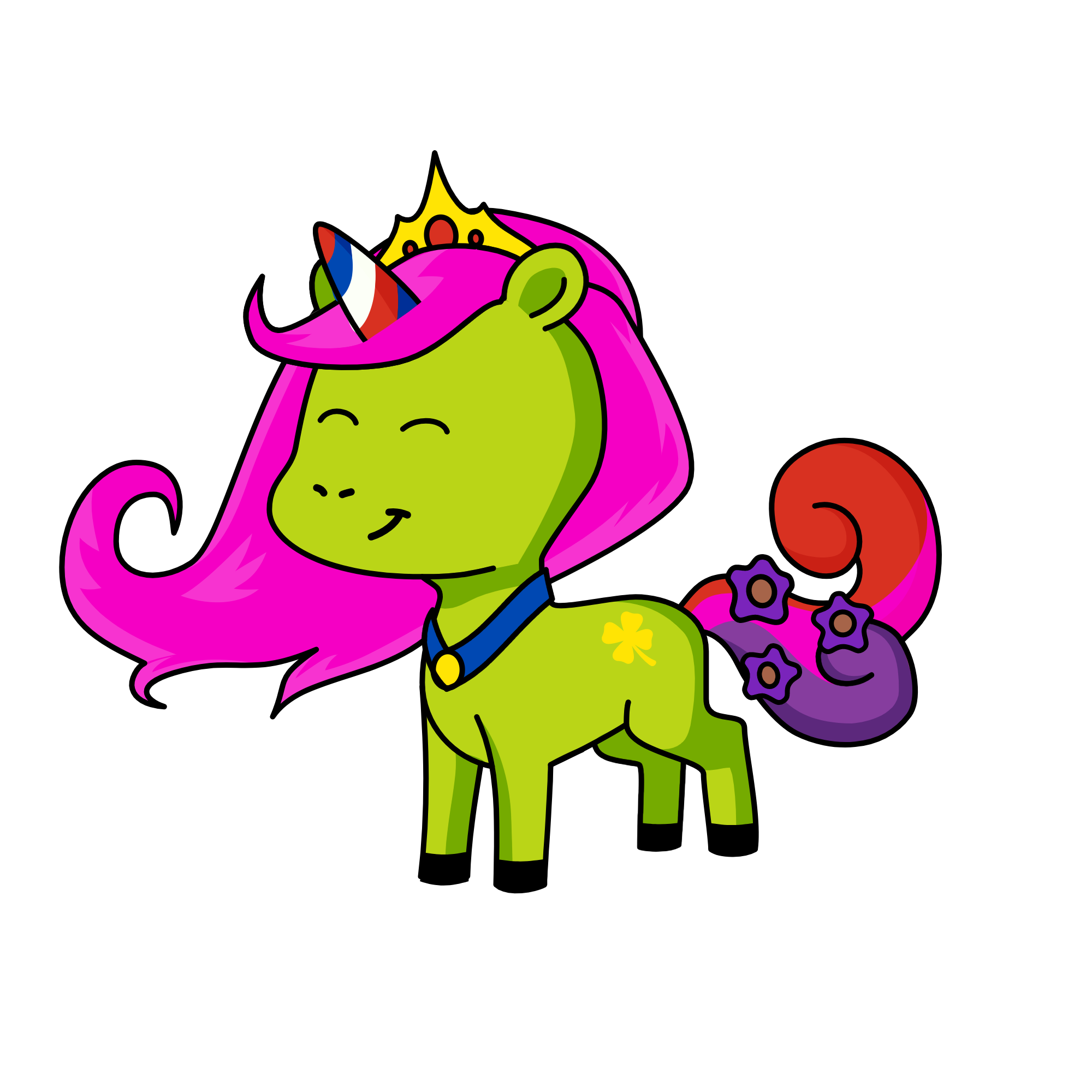 Peaches, the unicorn