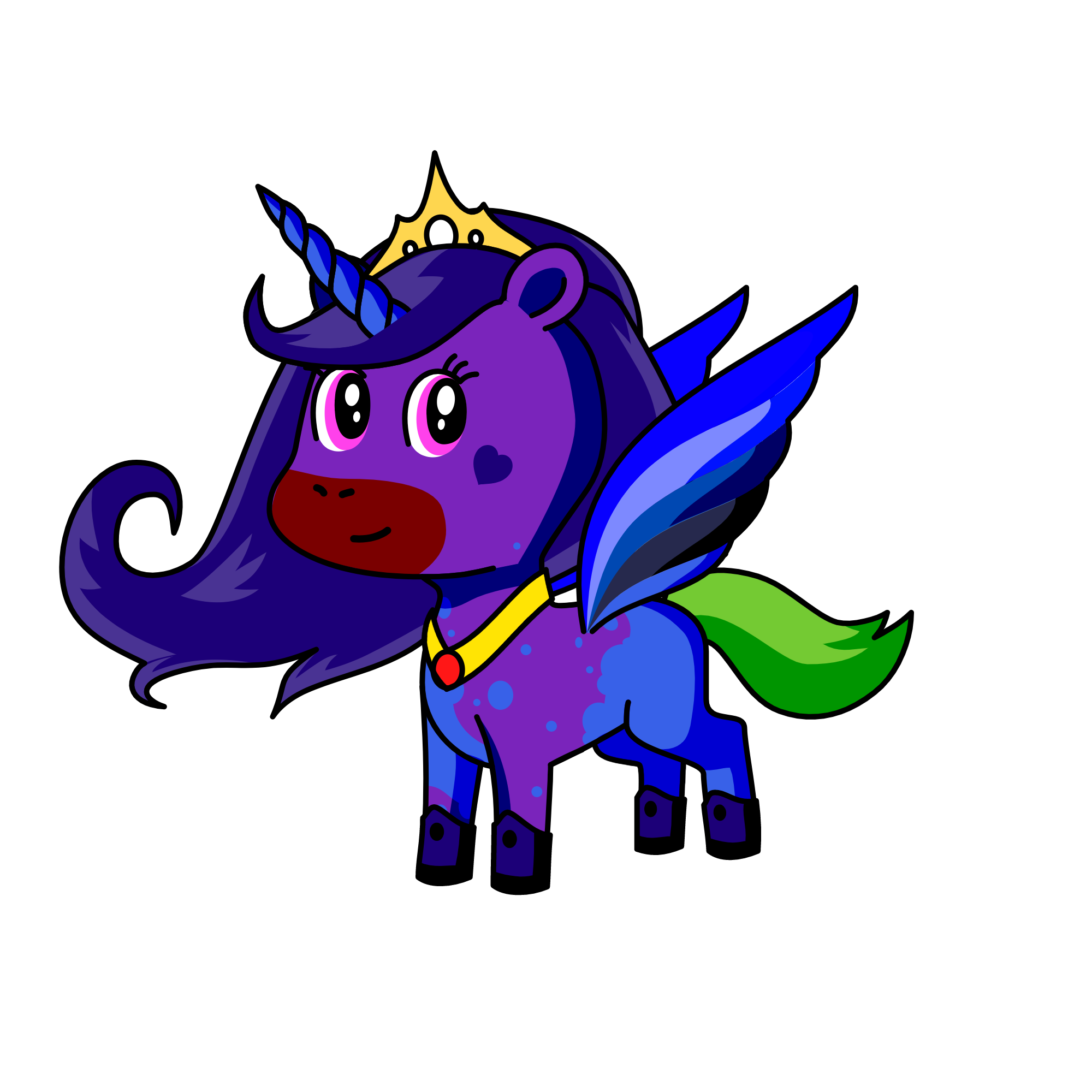 Sky queen, the unicorn