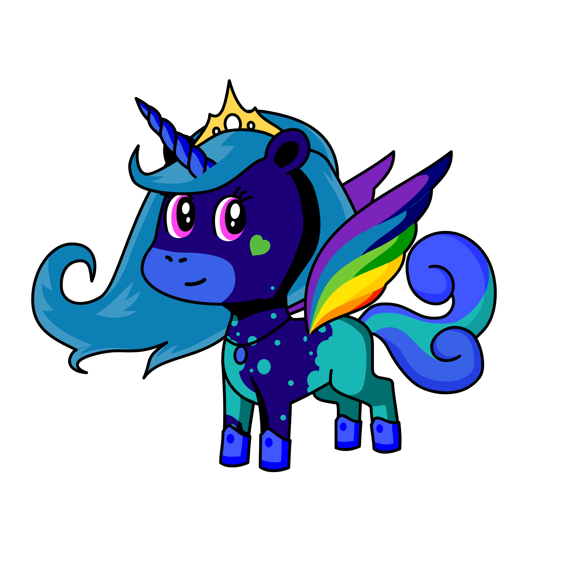 Sky, the unicorn