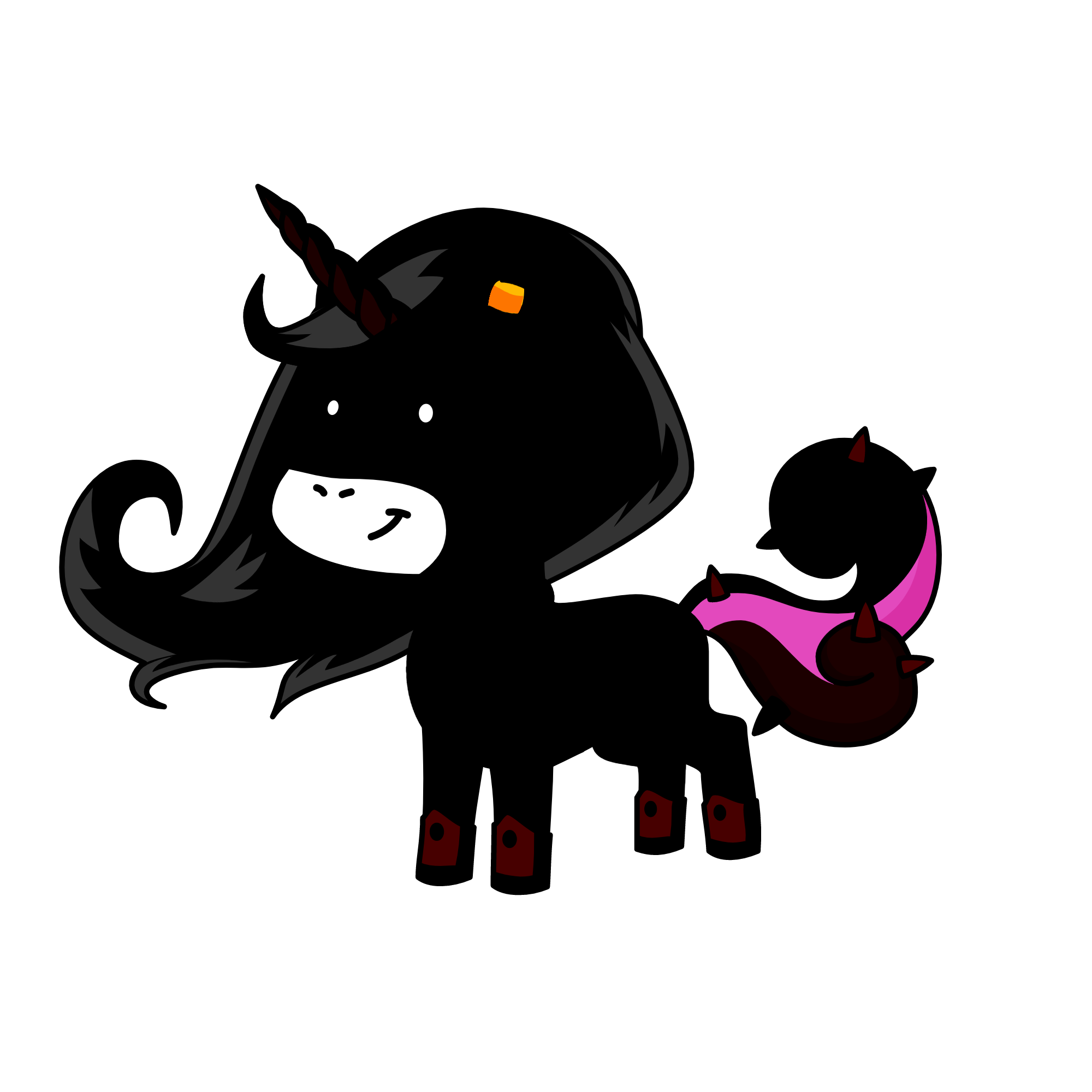 dark, the unicorn