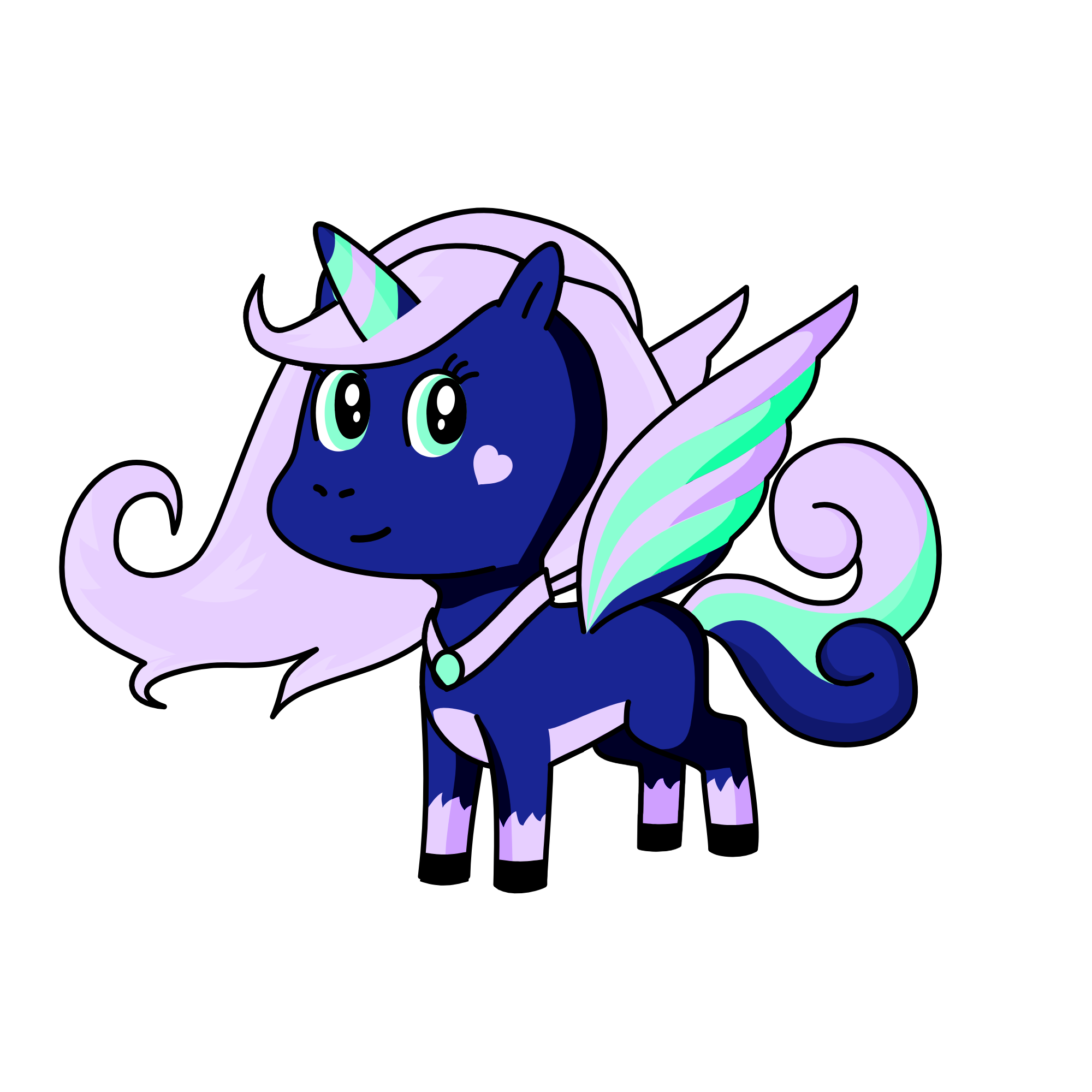 minty, the unicorn
