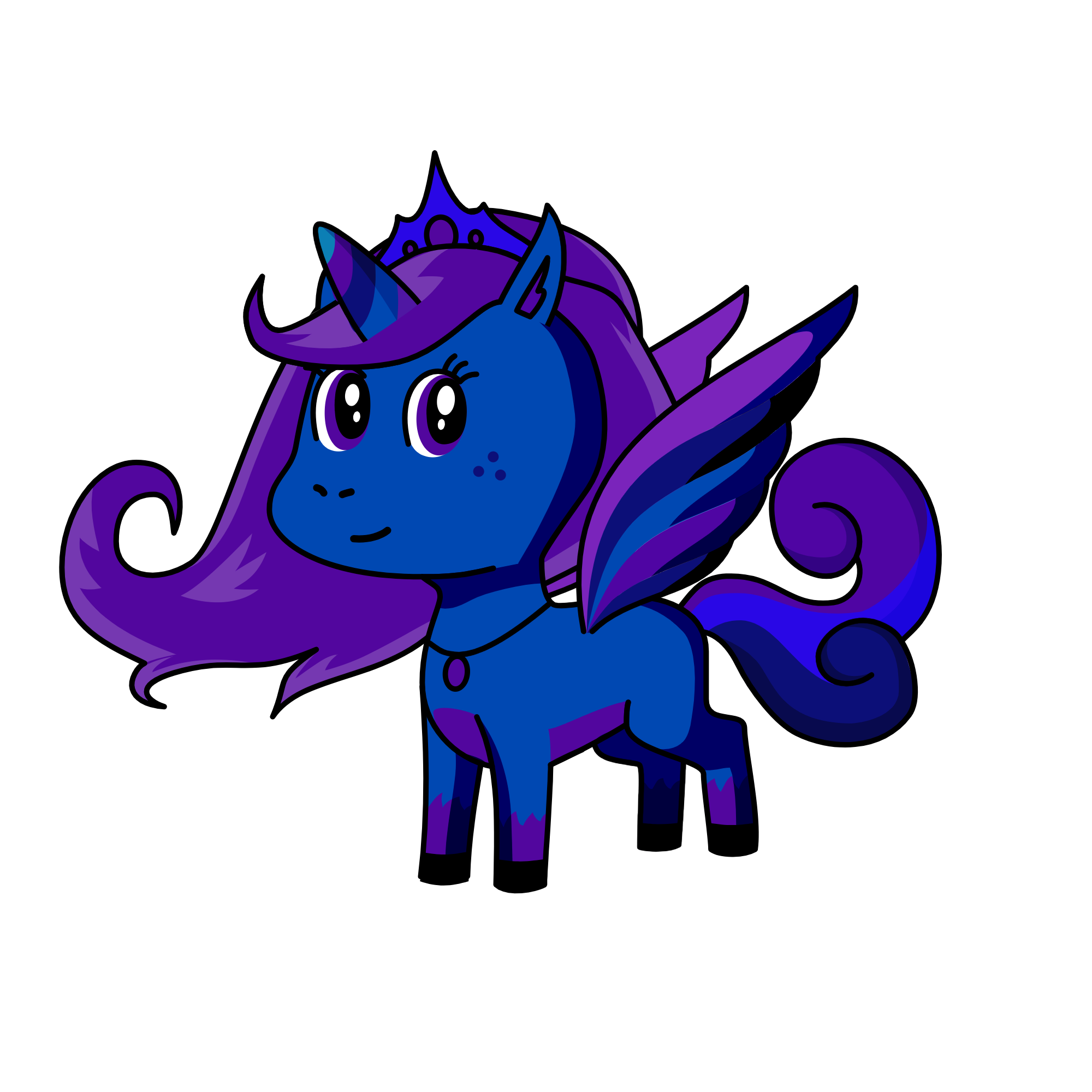 princess lunala, the unicorn