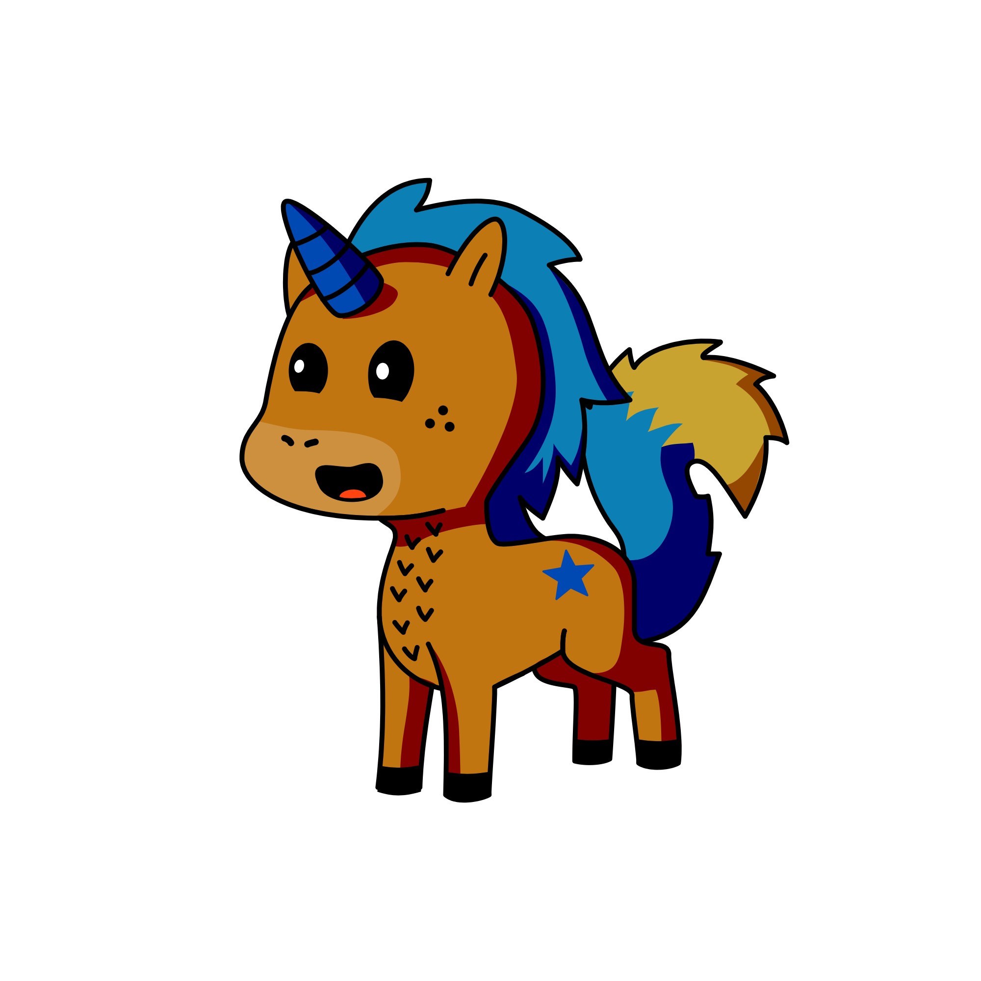 Brownie, the unicorn