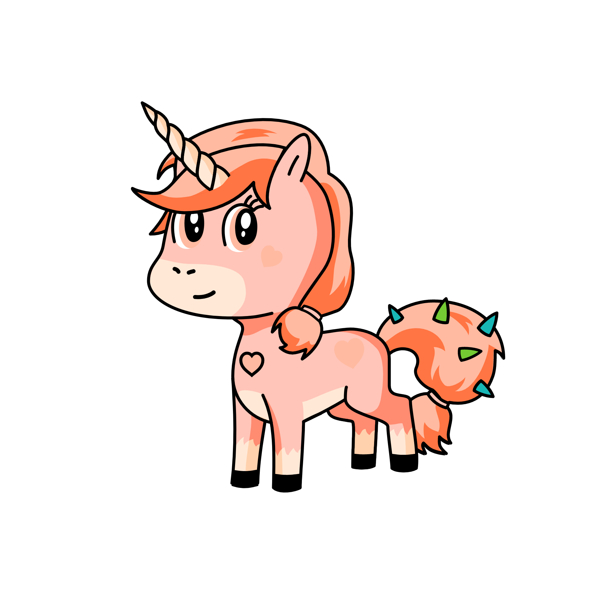 coral , the unicorn