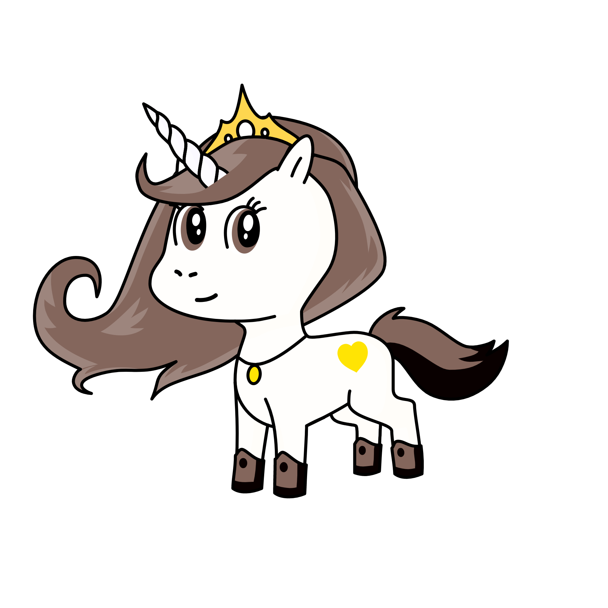 Queen Mlook, the unicorn