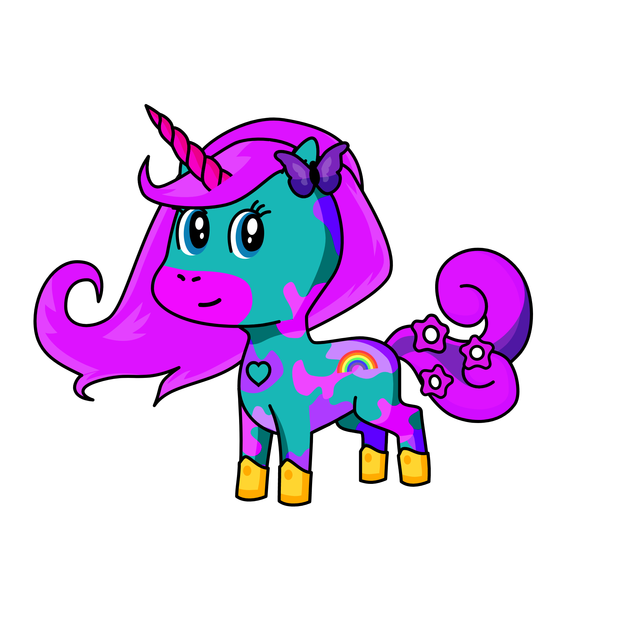 Pretty Pretty, the unicorn