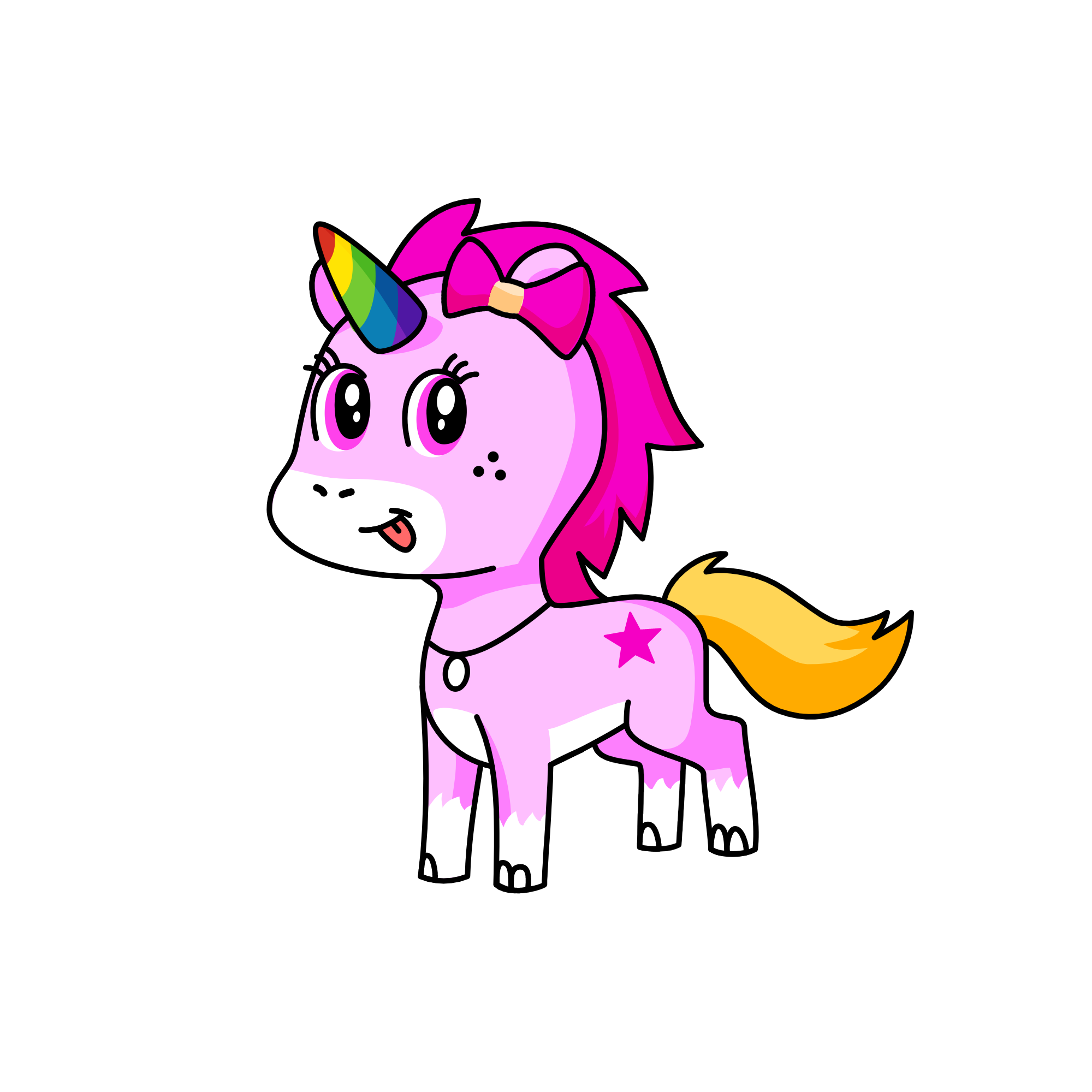 maya langggg, the unicorn