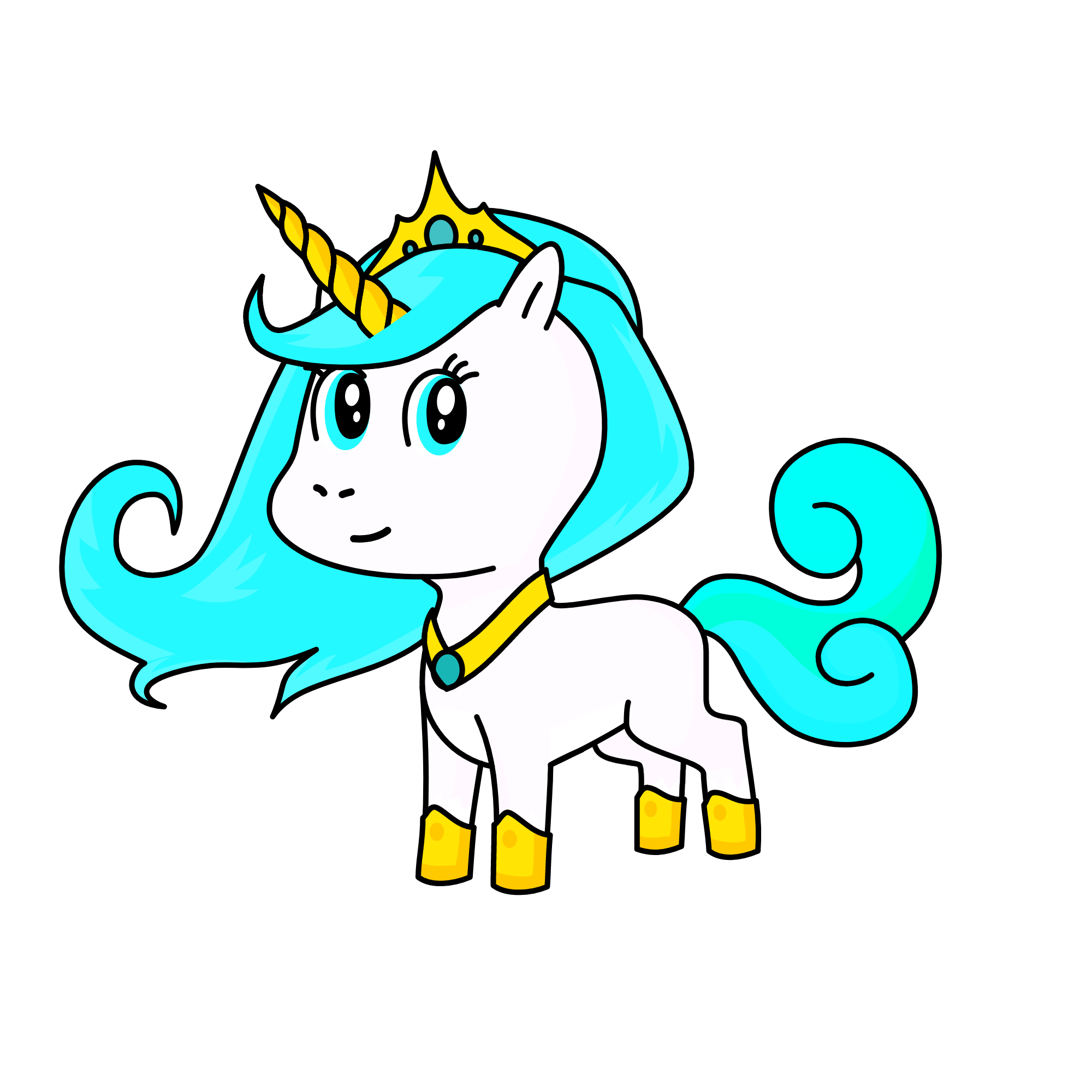 Princess Celestia, the unicorn