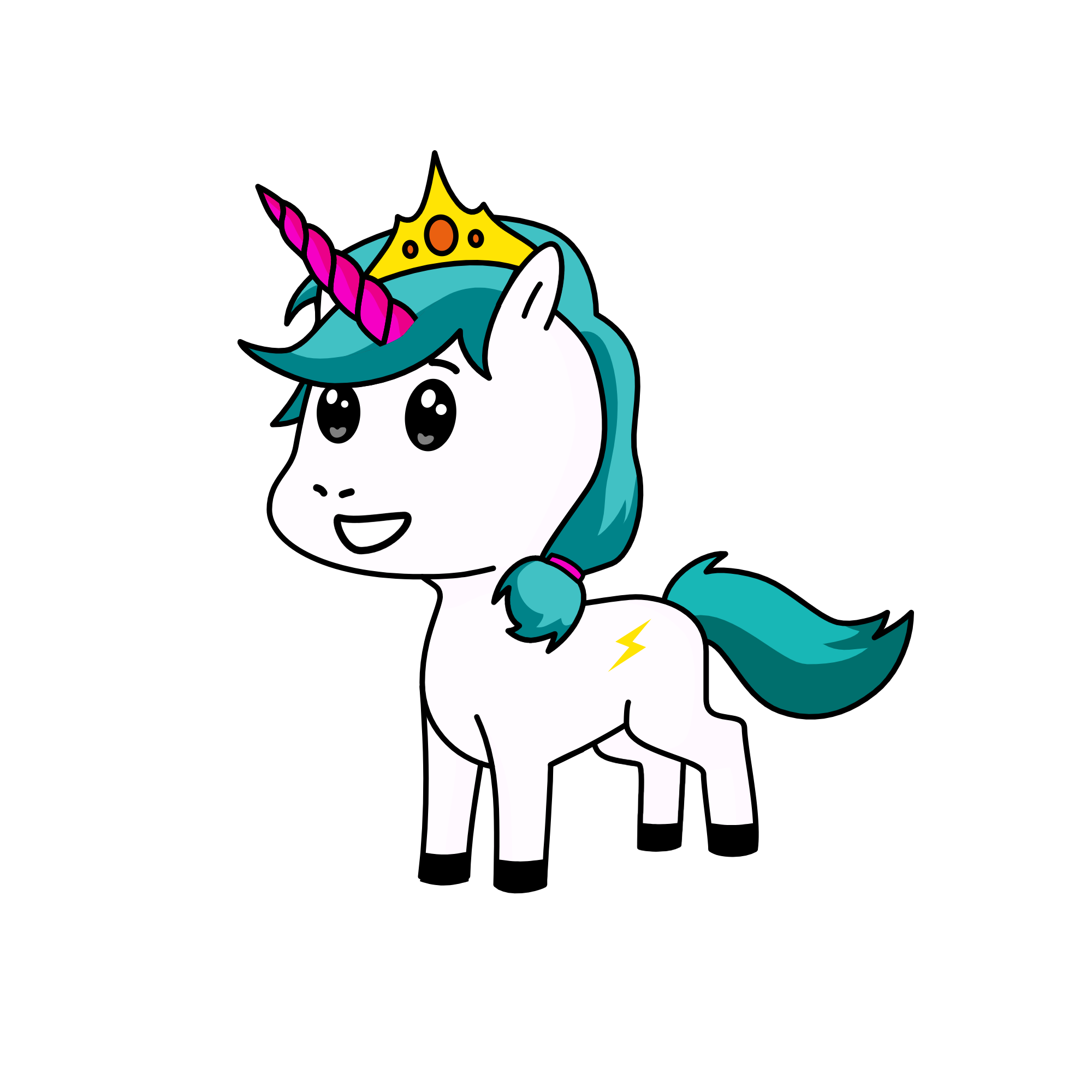 UMMM IDK WHAT TO NAME HER, the unicorn