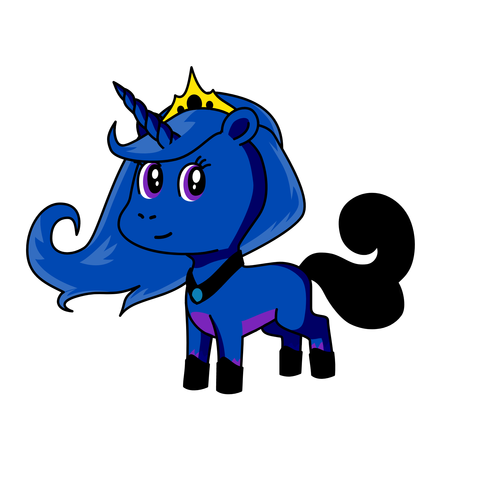 Princess Luna, the unicorn