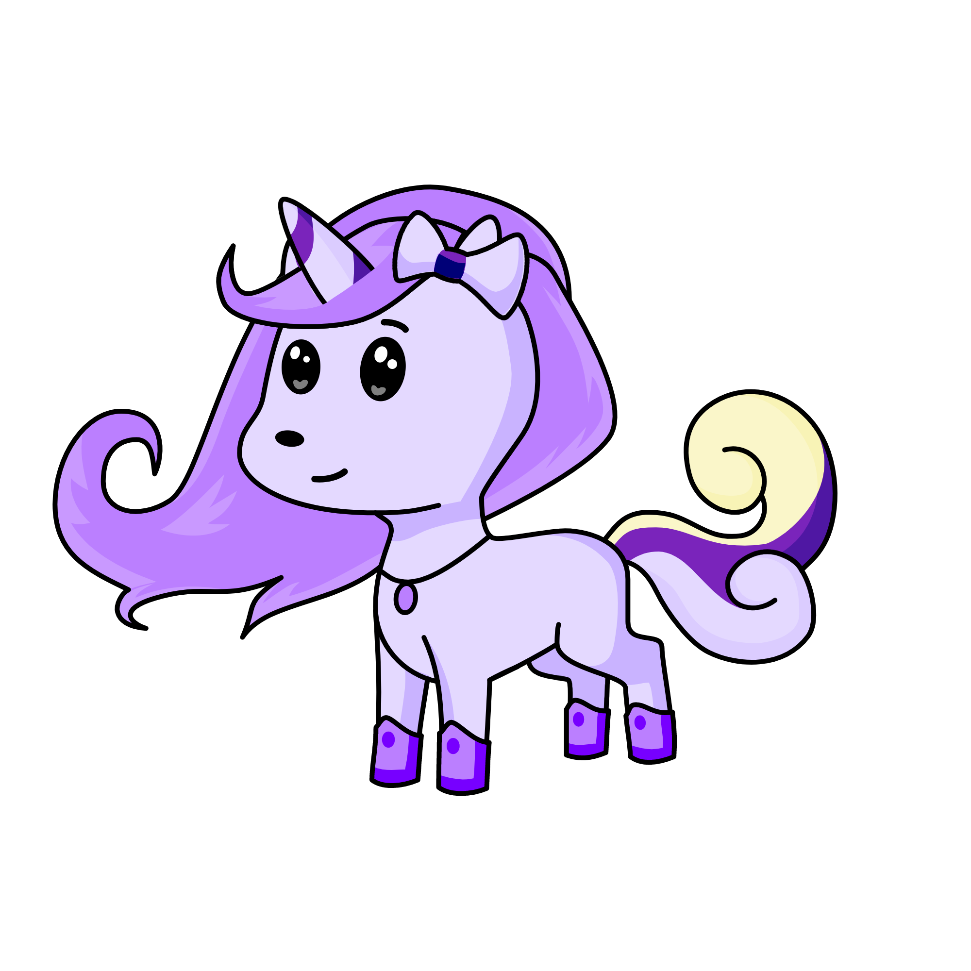 Lavender, the unicorn