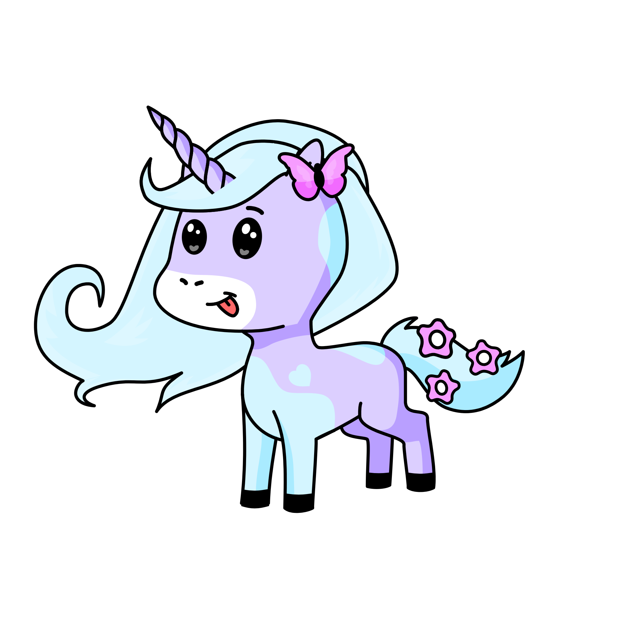 Flooof, the unicorn
