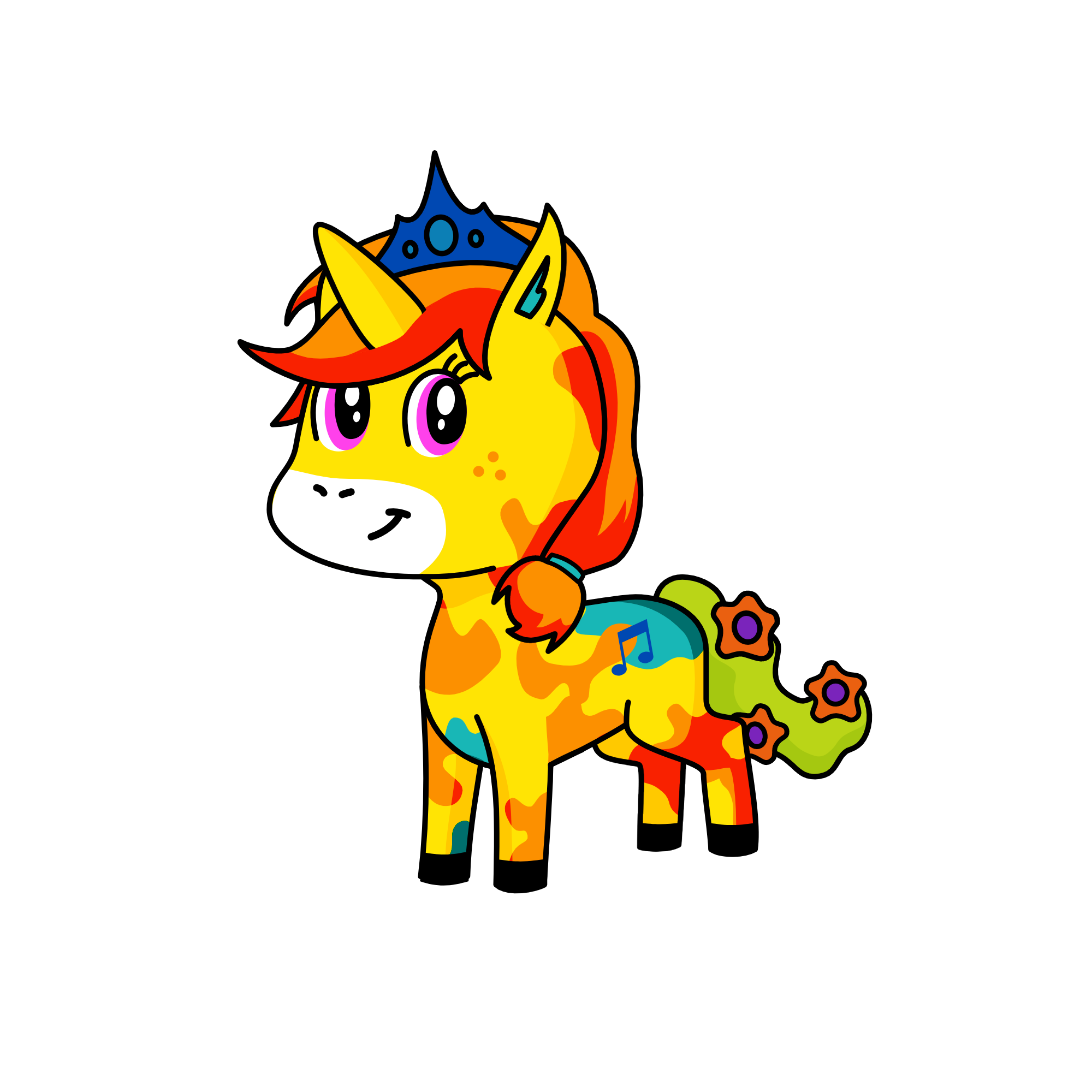 Forest unicorn, the unicorn