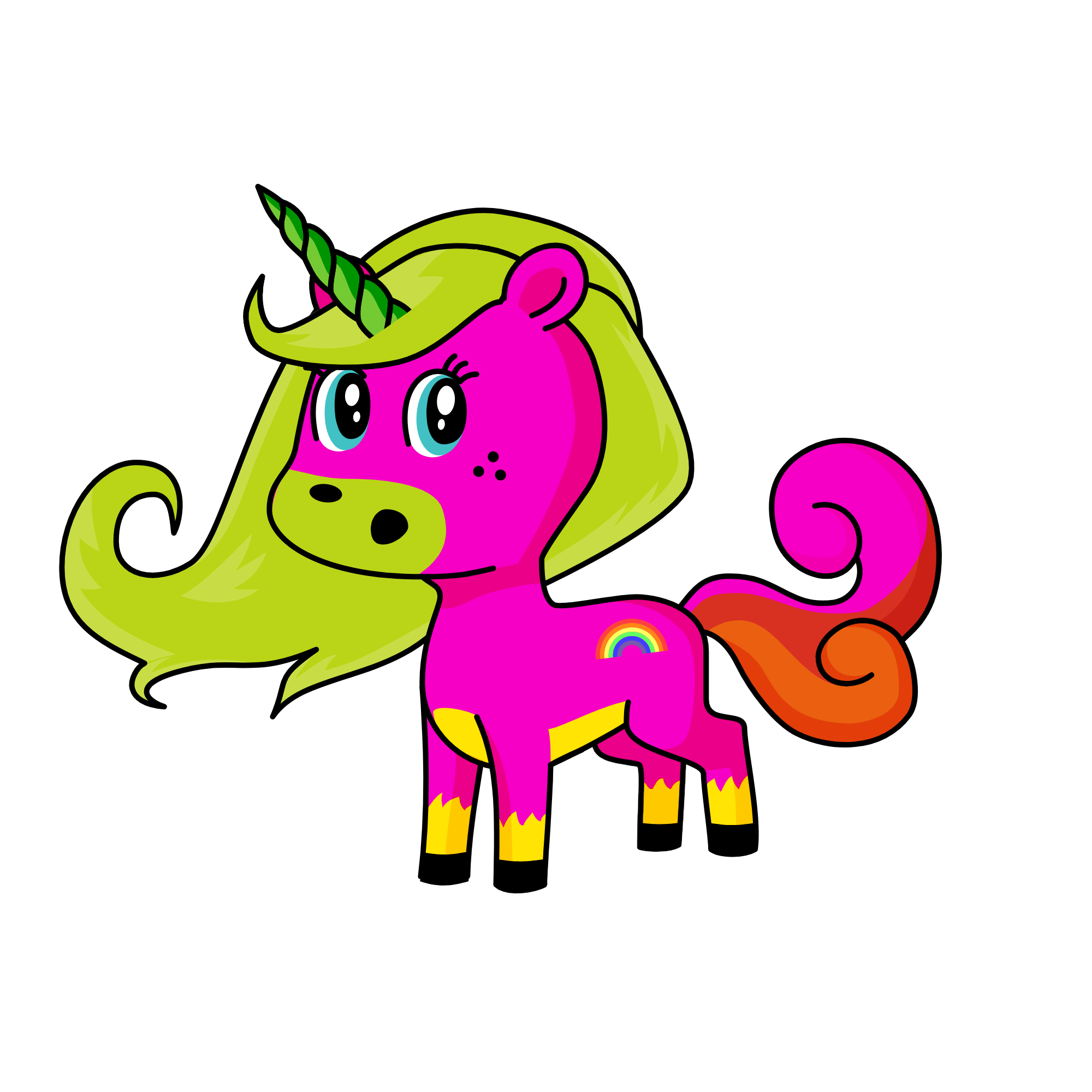 BEAUTIFUL, the unicorn