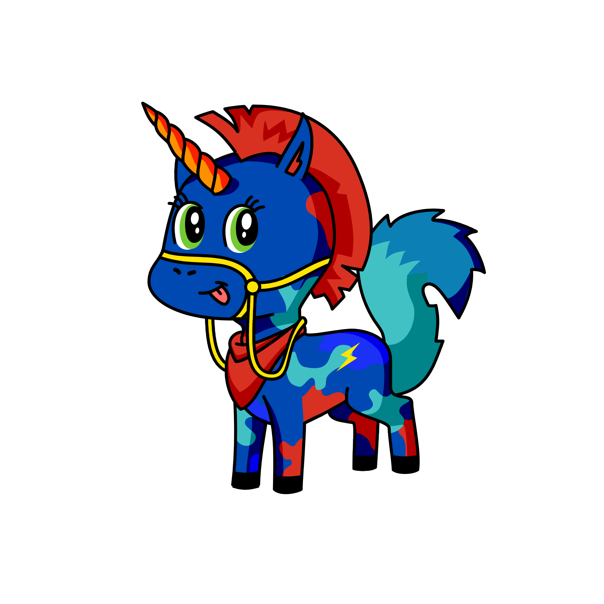 Lighting Bolt(Bolt for short), the unicorn