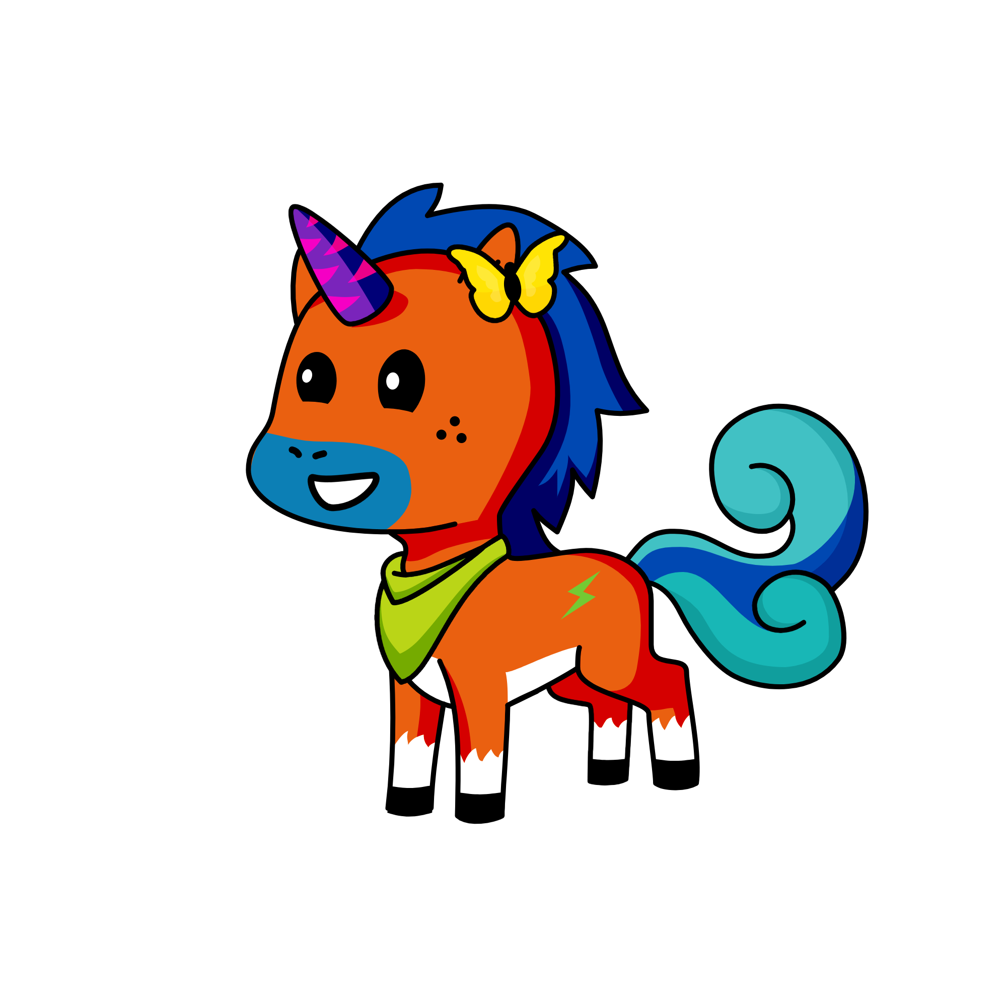 Bad, the unicorn